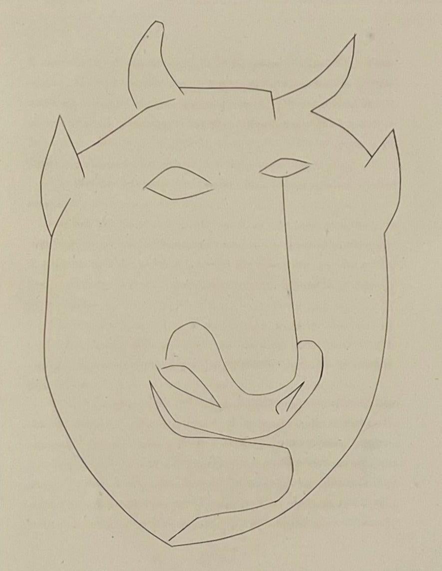 Pablo Picasso Animal Print - Head of Satyr (Plate XXV), from Carmen