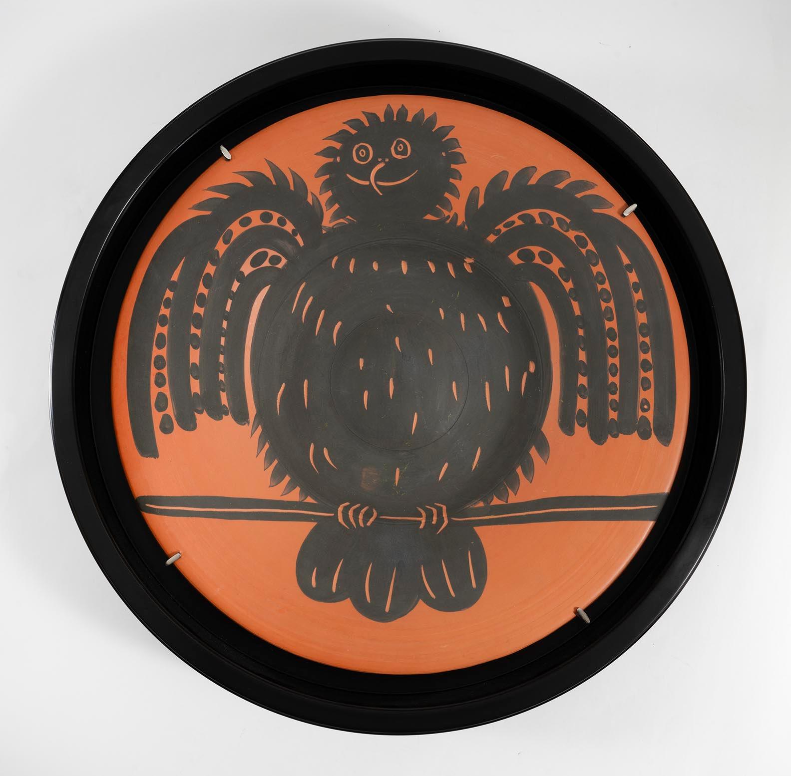 Hibou noir perché, Picasso, Ceramica, Design, Madoura, anni '50