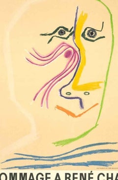 Hommage a Rene Char litho by Moulot Imprimerie