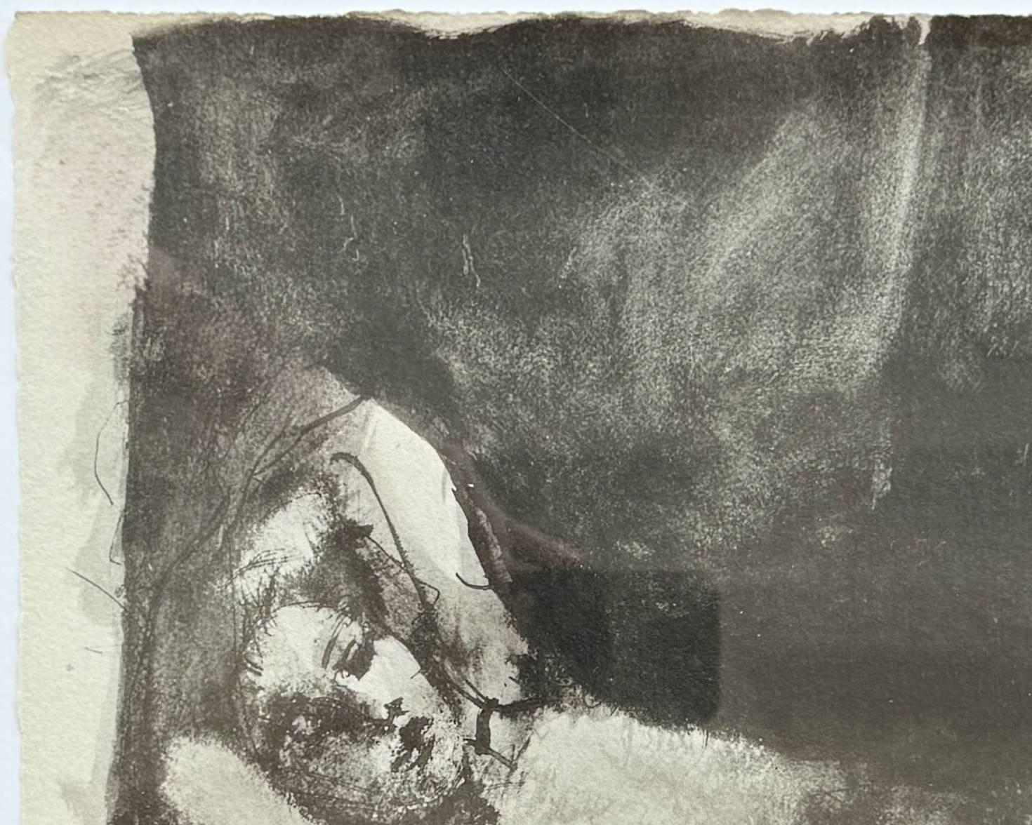 Homme couché et femme assise - Modern Print by Pablo Picasso