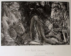 Homme et Femme - Radierung von Pablo Picasso - 1968