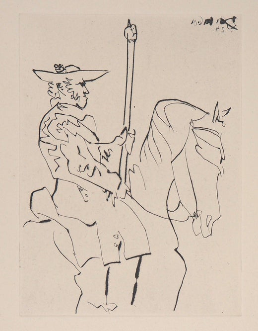 Original Pablo Picasso Poster, 1957, Galerie Louise Leiris For Sale at ...