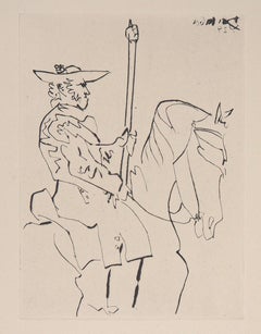 Horseman, Le Carmen Des Carmen, 1960 - Original etching