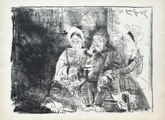 Ingresque Family Portrait - Original Lithograph - Only 7 Proofs - Baer 1369