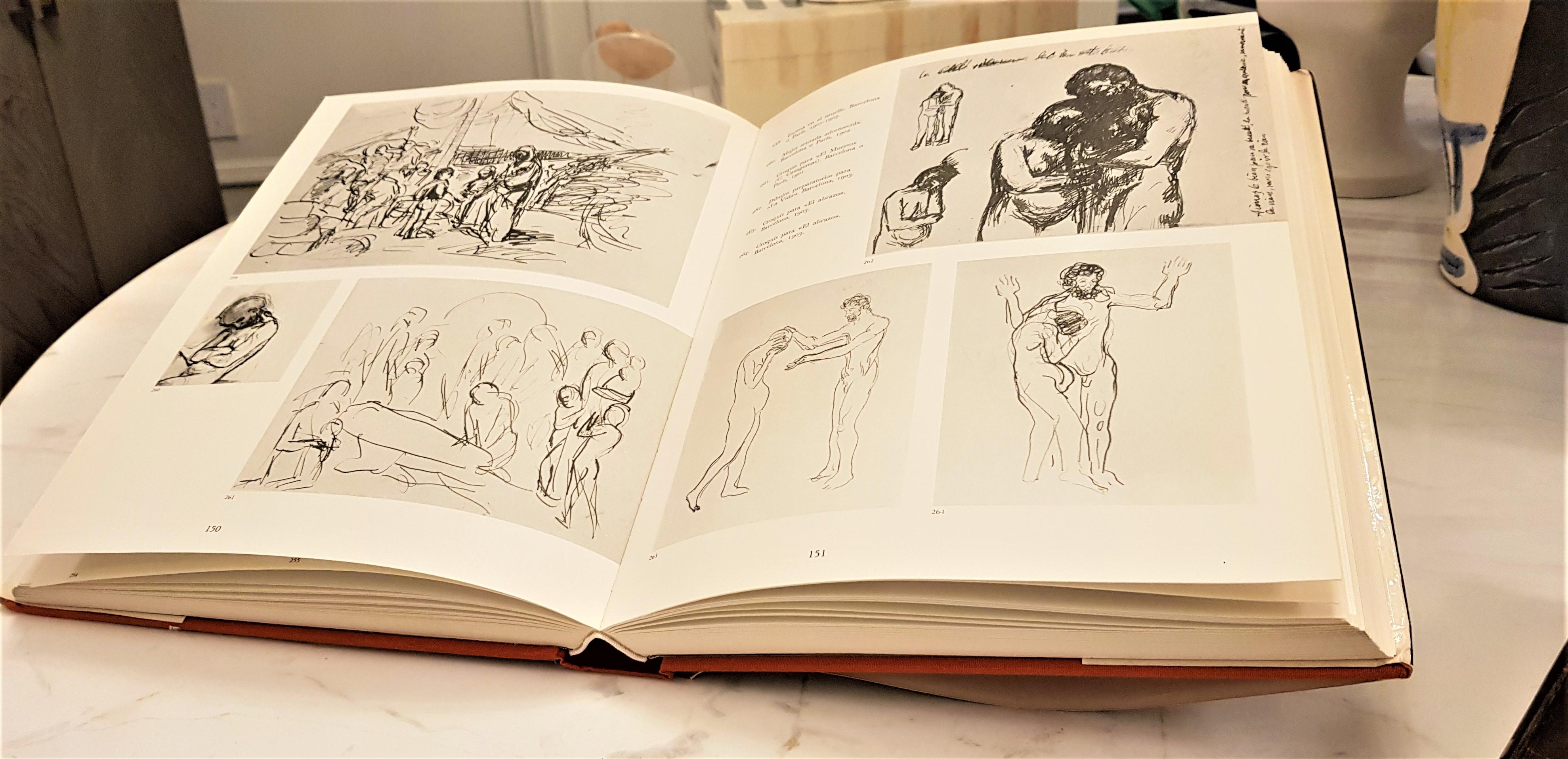 This coffee table book displays beautiful and unique Picasso drawings and illustrations. The cover is inscribed by Picasso.

Signed and dated by Picasso 6/12/72. The book comes with a signed authorisation card from Claude Picasso on October 9th