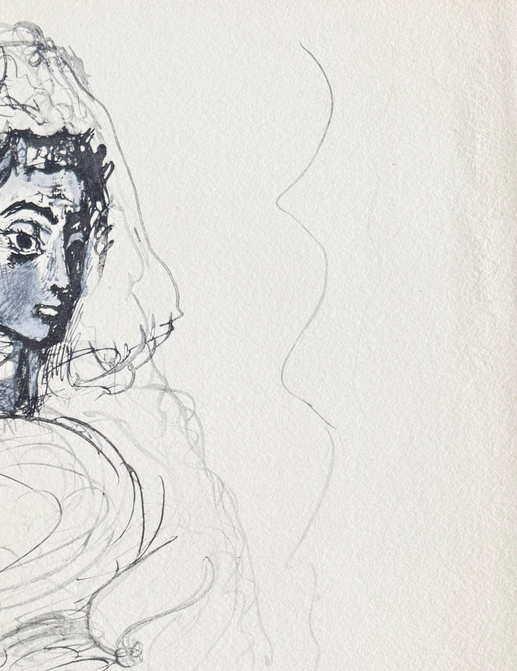 Jacqueline en espagnole - Modern Print by Pablo Picasso