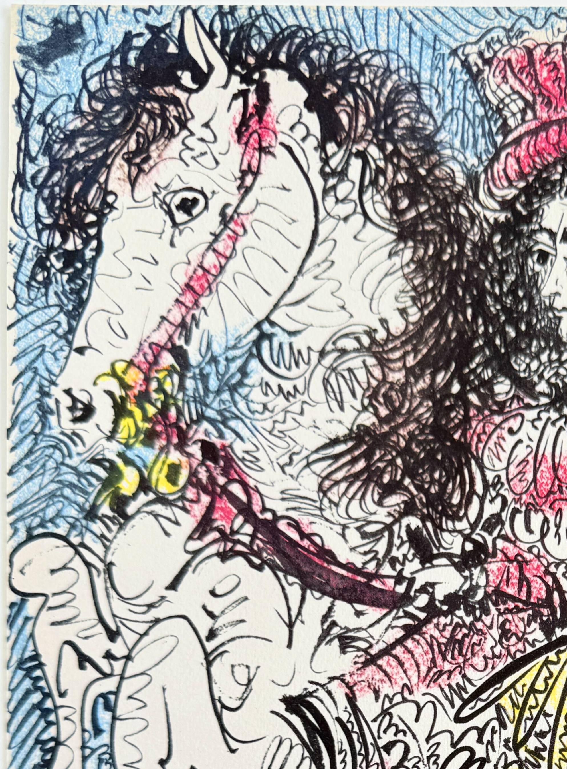 Jacqueline (Grau), Figurative Print, von Pablo Picasso
