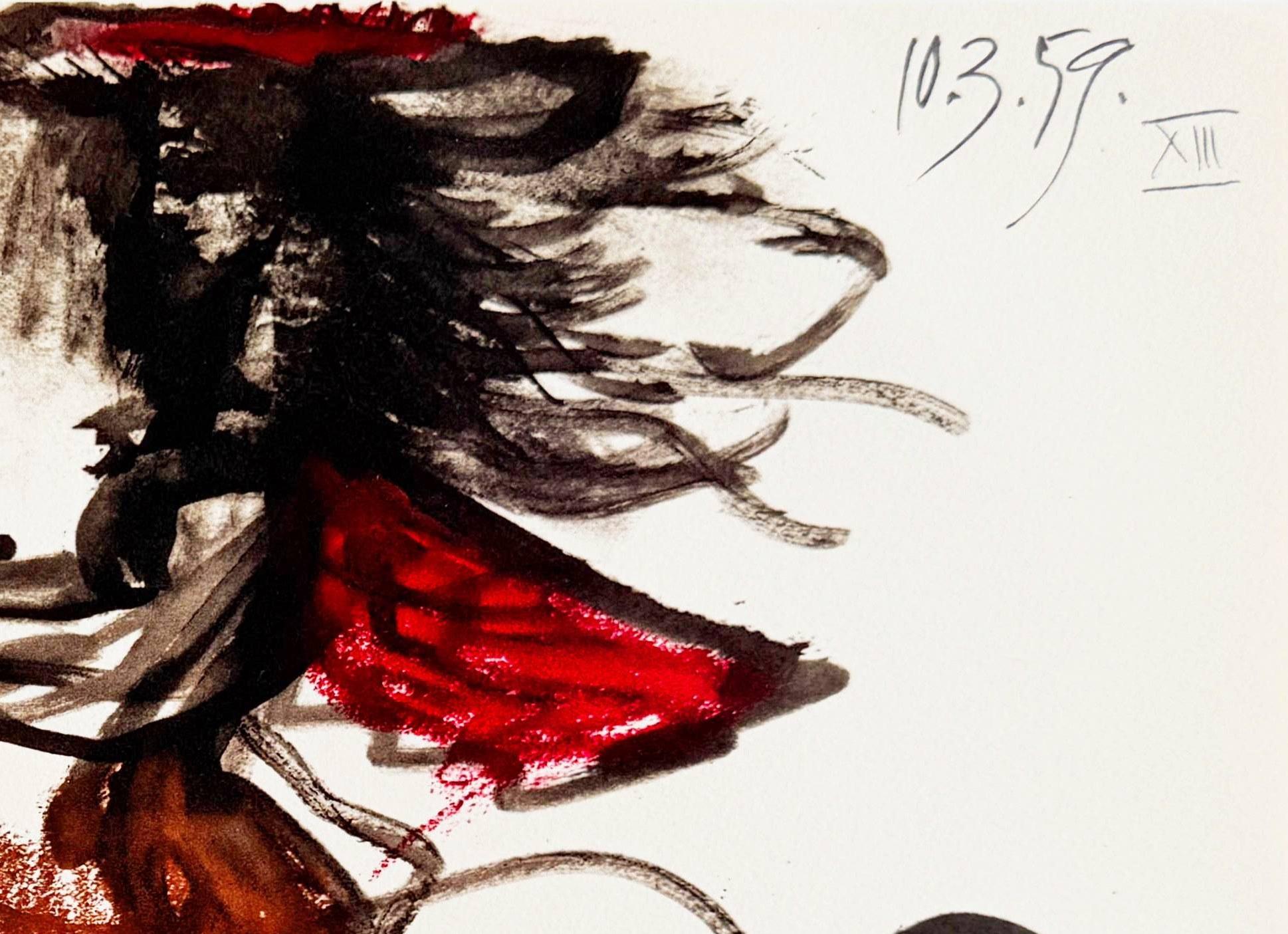 Jacqueline (Braun), Print, von Pablo Picasso