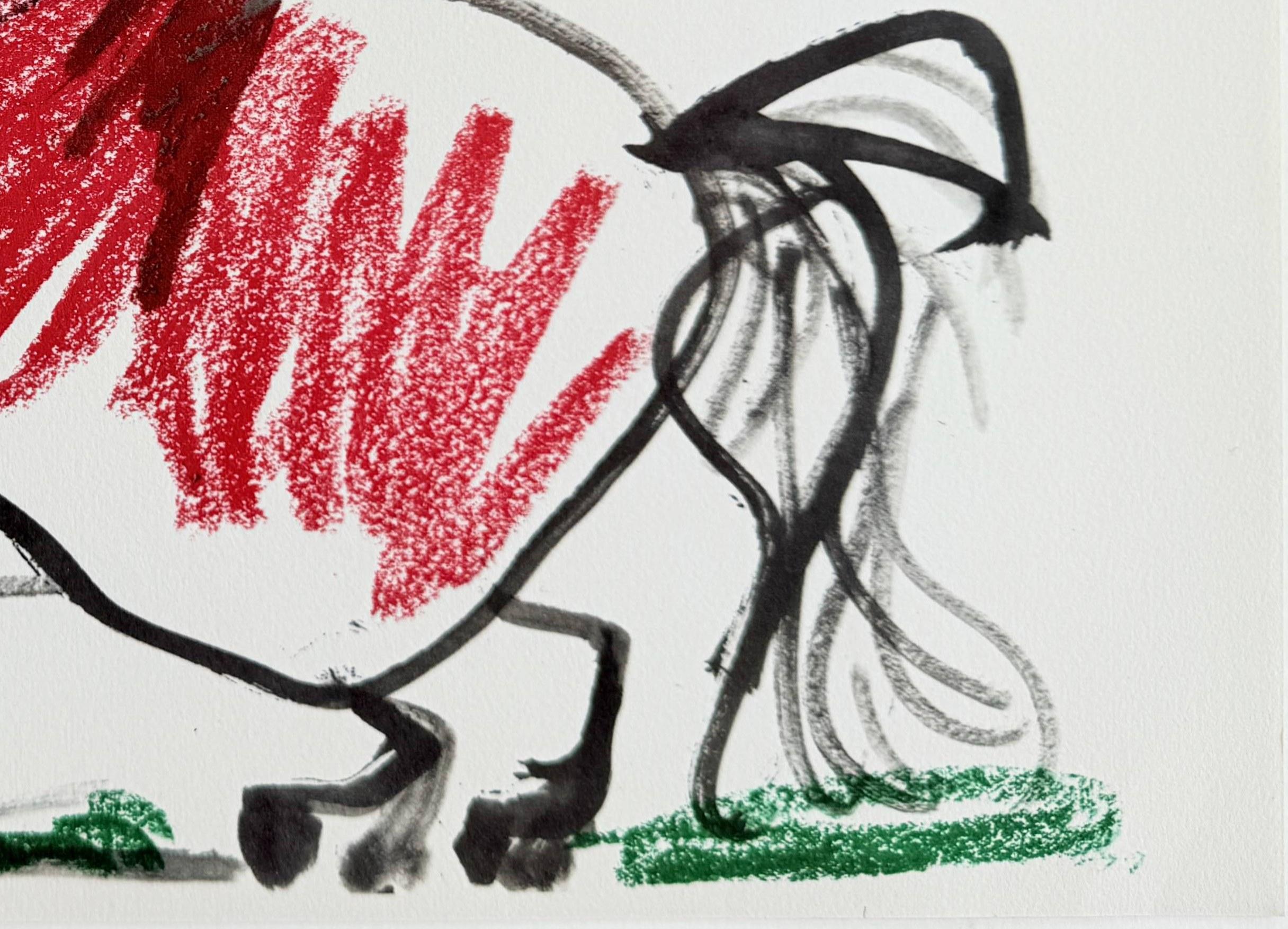 Pablo Picasso (1881-1973) - Jacqueline

Lithograph with quadrochromy from 1961.

Dimensions of sheet: 27 x 37.9 cm

Dimensions in frame: 43.2 x 53.2 cm

Publisher: Éditions Cercle d'Art, Paris.

The work is in Excellent condition.

Fast and secure