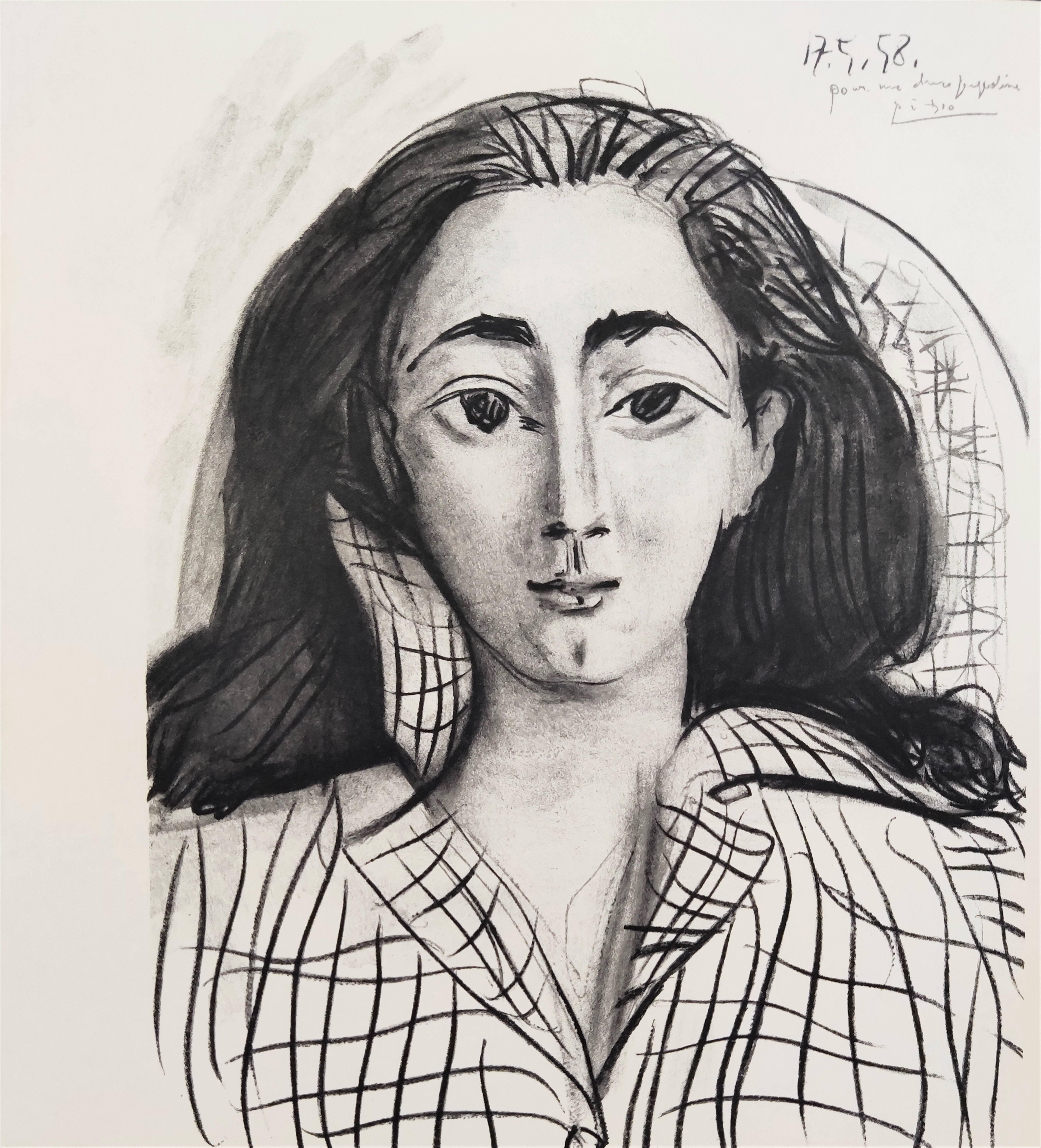 Pablo Picasso Figurative Print – Jacqueline
