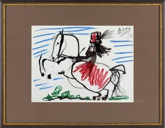 Jacqueline, Lithografie, Moderne, 1961, gerahmt, sehr guter Zustand