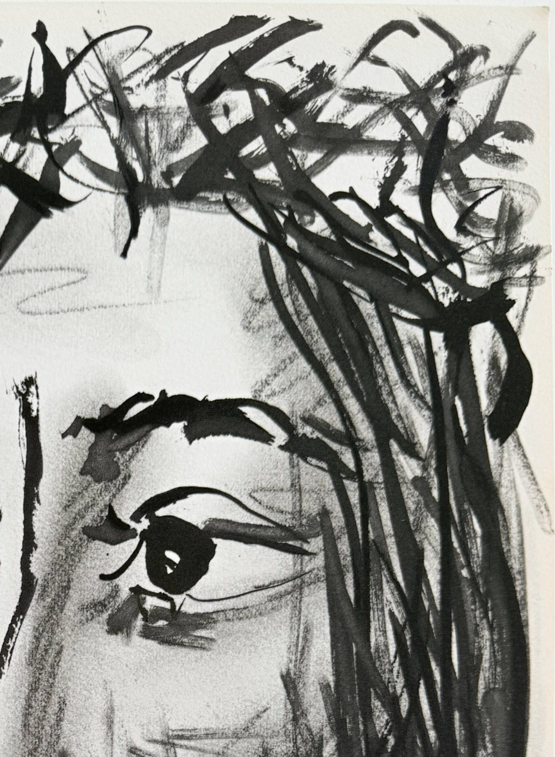 Jesus - Black Print by Pablo Picasso