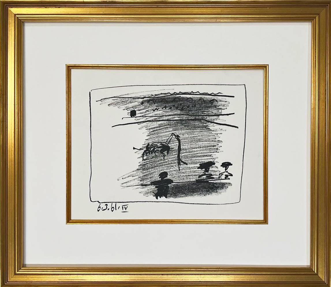 Pablo Picasso (1881-1973)
Quattro litografie originali - Una serie di Los Toros
Litografie, 1961
Dimensioni del foglio (ciascuno): 31 × 25 cm (12,2 × 9,8 in)
Dimensioni della cornice (ciascuna): 52 × 42 cm (20,5 × 16,5 in)
Riferimenti: Bloch