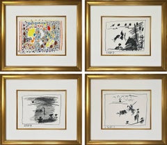 Quattro litografie originali - Serie Los Toros