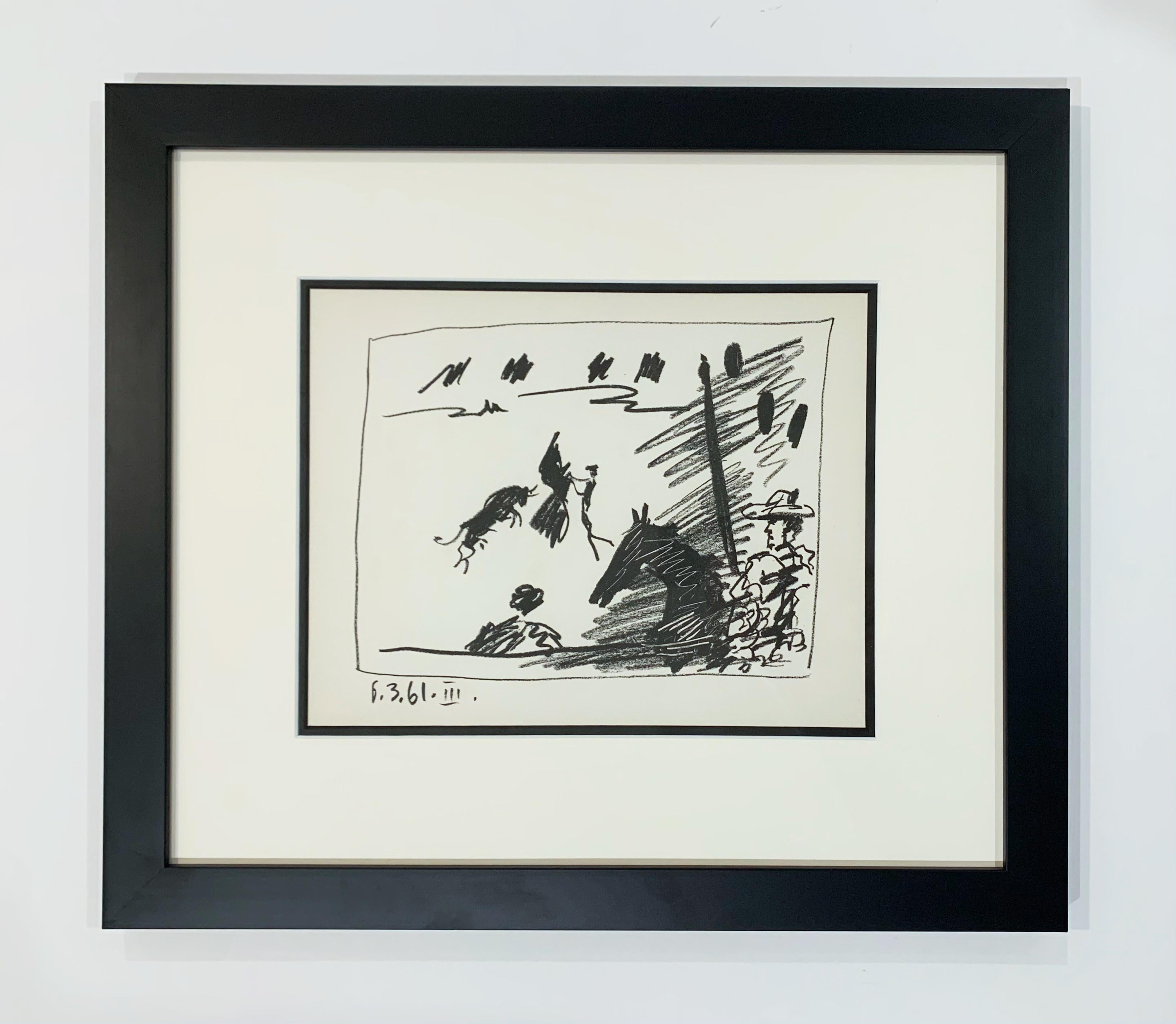 Jeu de la Cape (III), from A Los Toros Avec Picasso - Print by Pablo Picasso