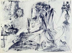Jeune faune, femme et enfant