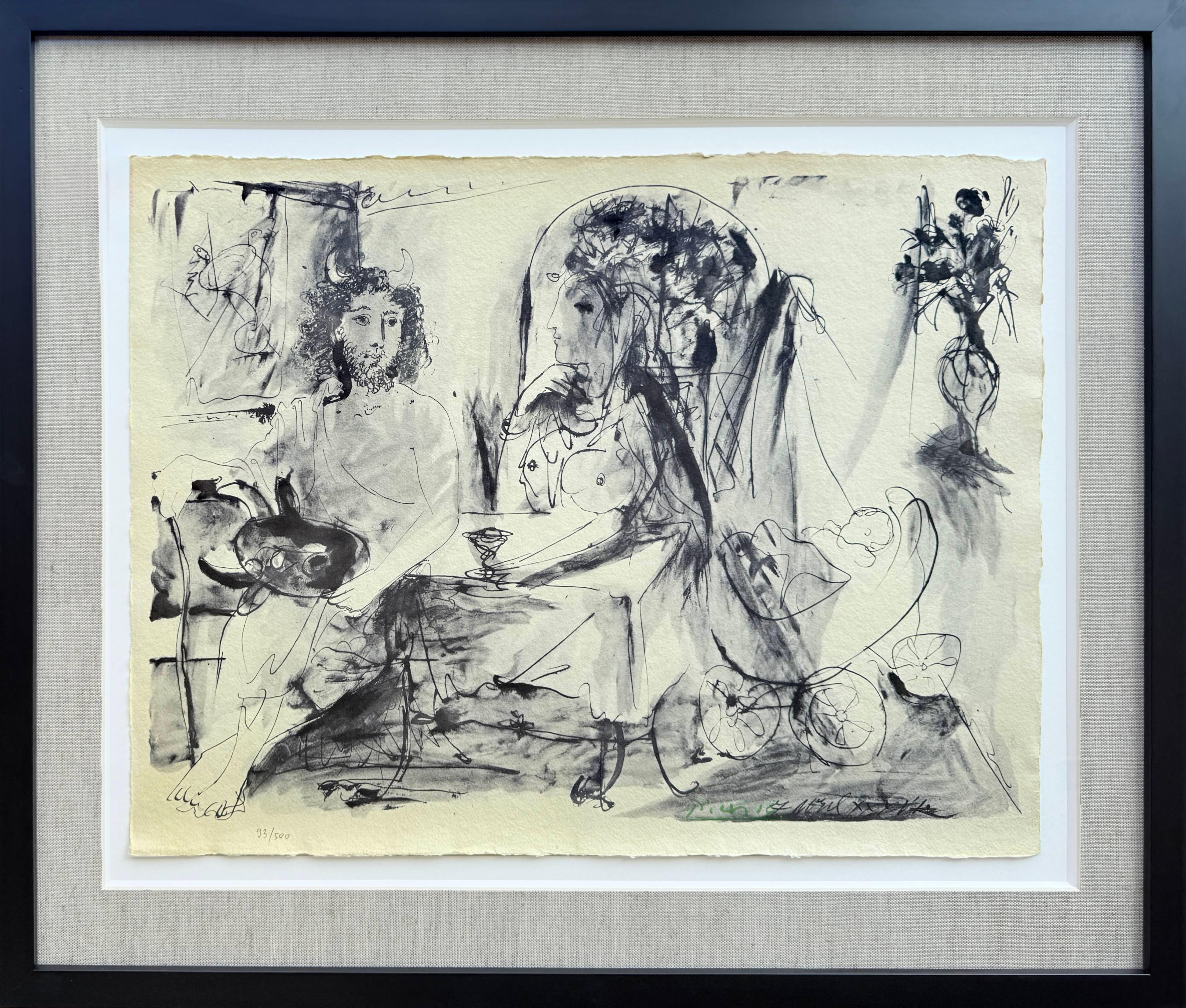 Une faune, femme et enfant - Art de Pablo Picasso