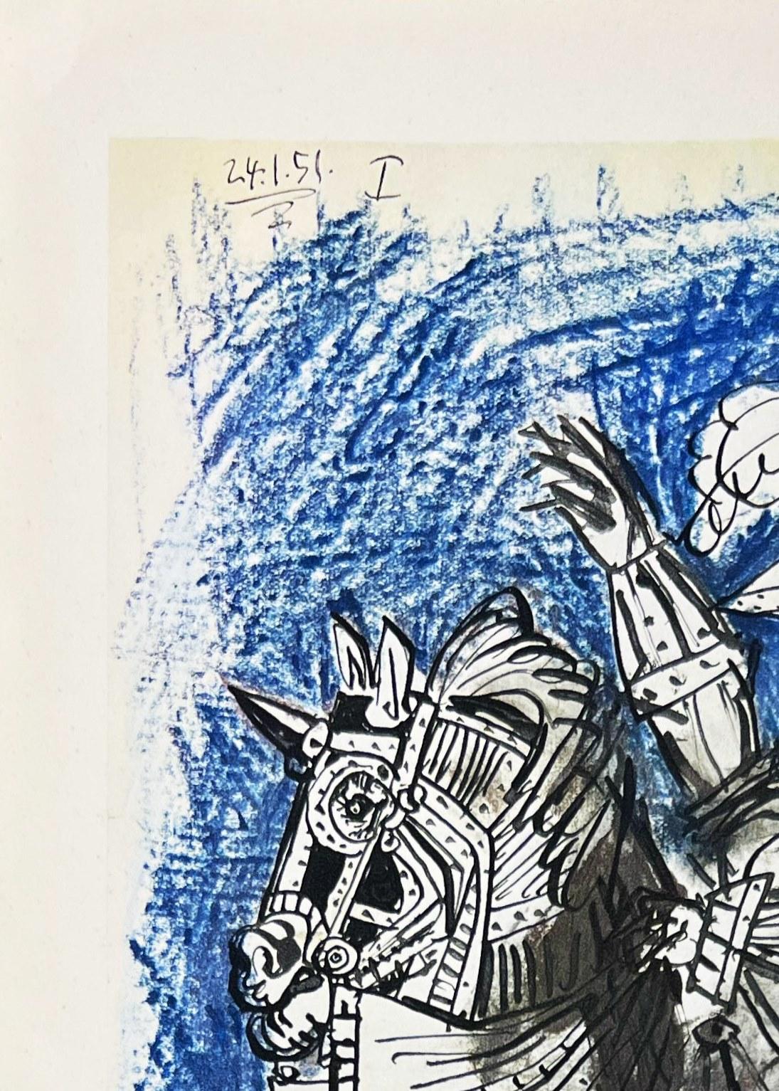 Ritter – Print von Pablo Picasso