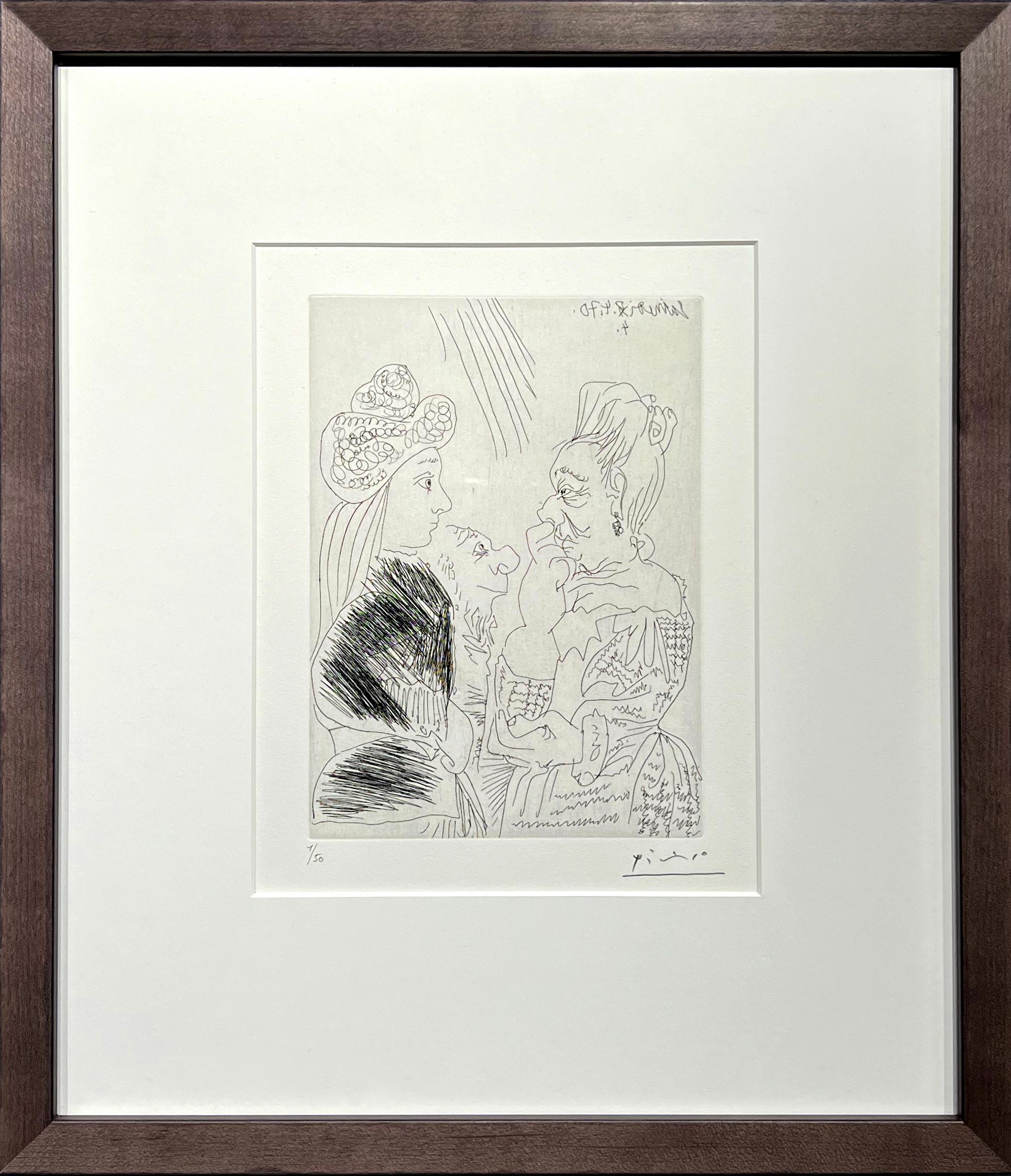 
La Bonne aventure, avec une curieux simiesque
