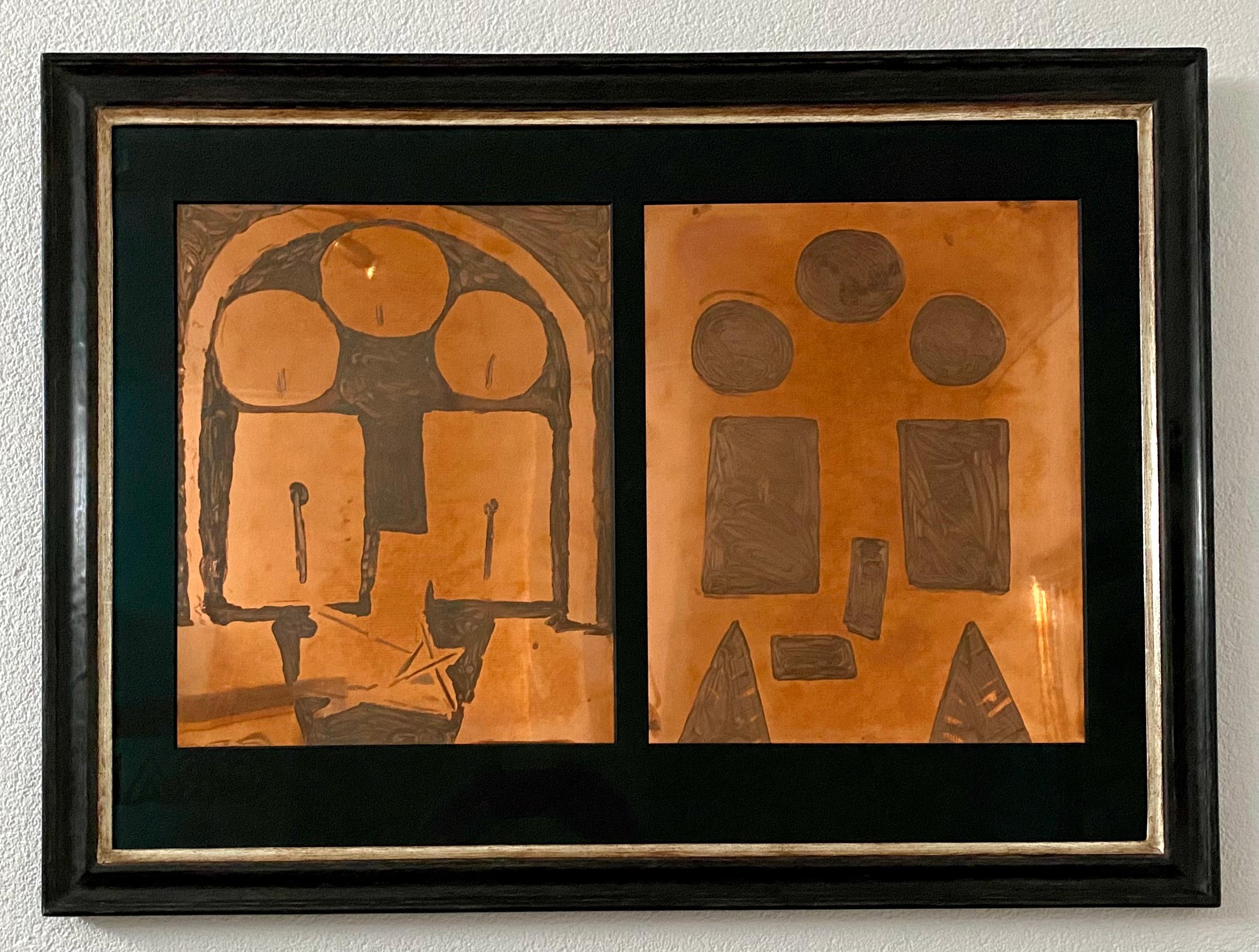 La Californie (Orange), Interior Print, von Pablo Picasso
