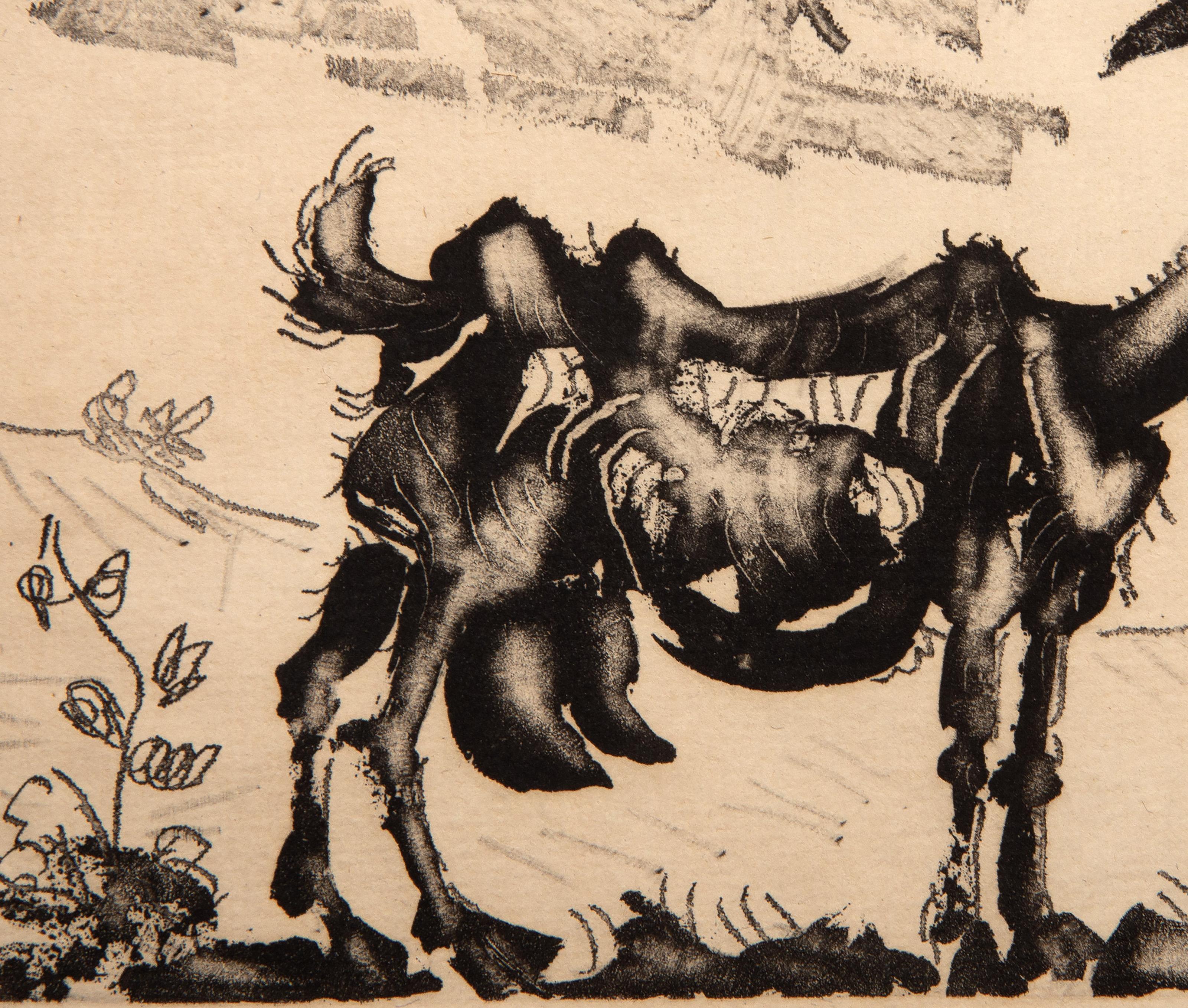La Chevre, Aquatint by Pablo Picasso 1