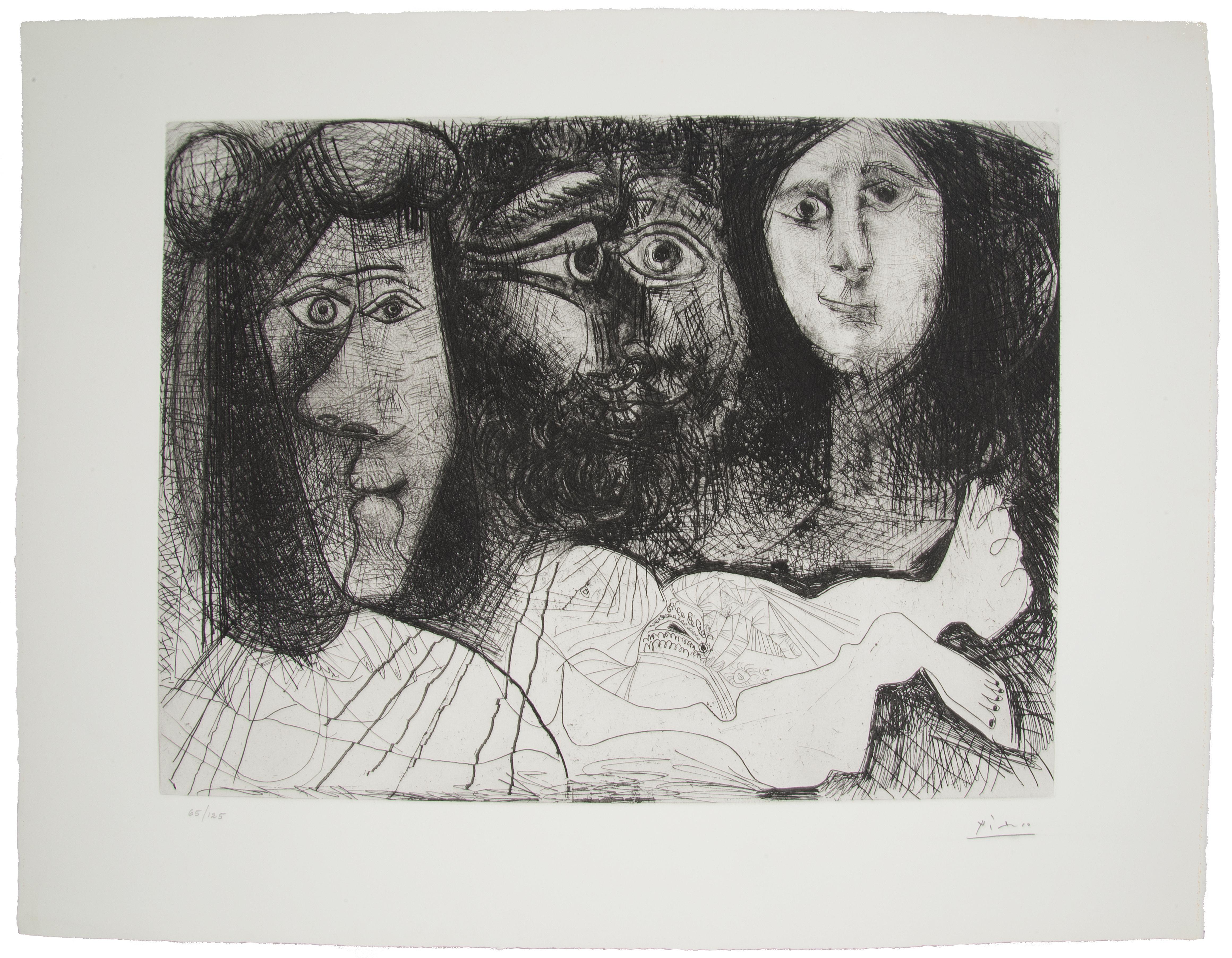 Pablo Picasso Figurative Print - La Chute d'Icare  (Bloch 2016)