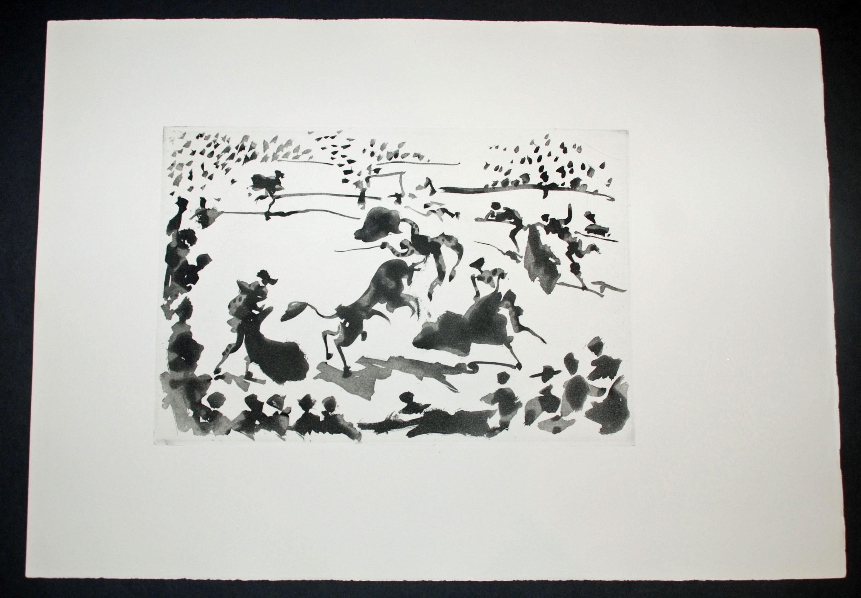 La Cogida (The Tossing) - Print by Pablo Picasso