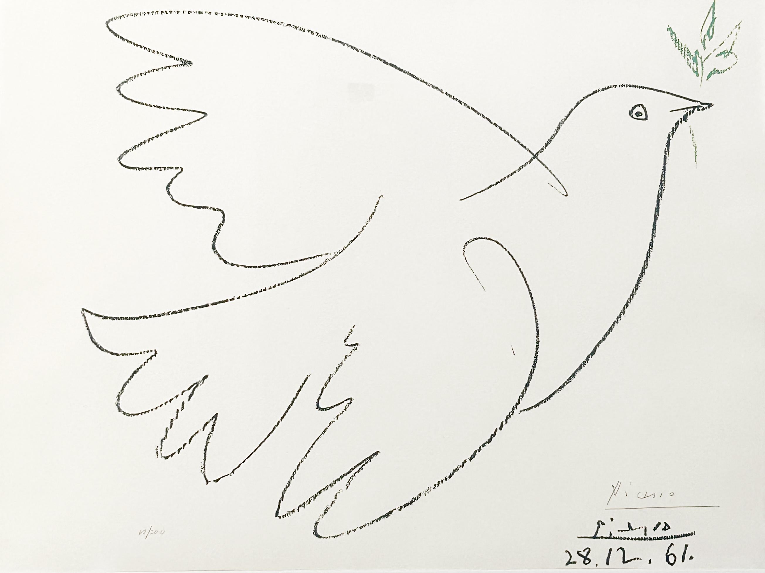 La Colombe Bleu - Moderne Print par Pablo Picasso