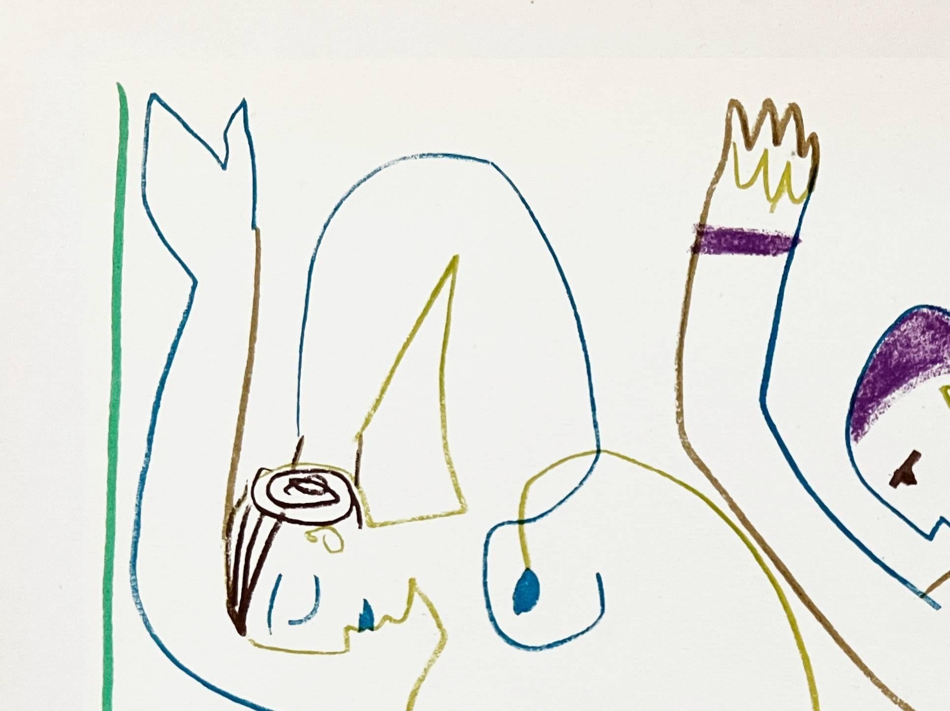 La Comédie Humaine – Print von Pablo Picasso