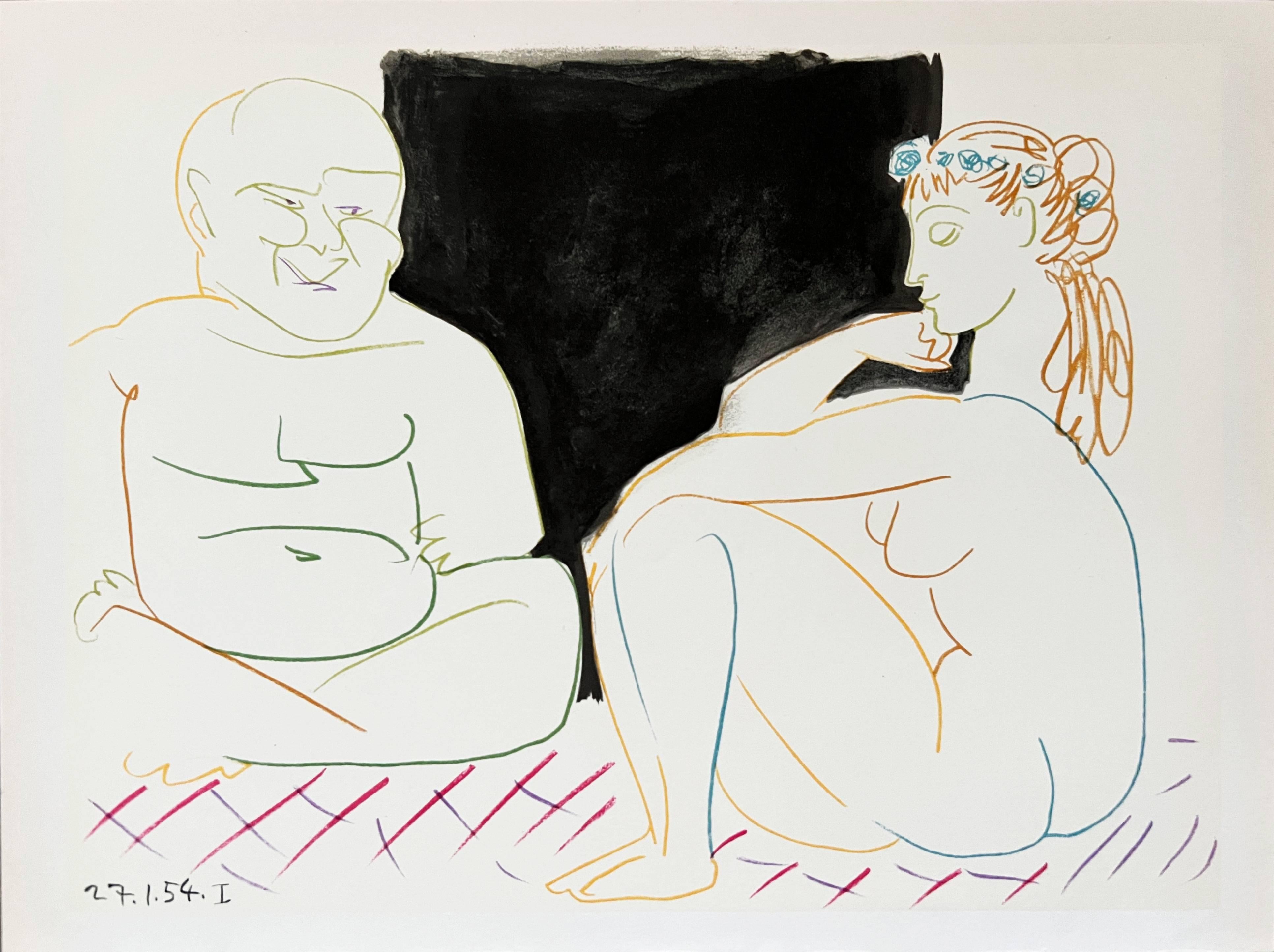 La Comédie Humaine – Print von Pablo Picasso