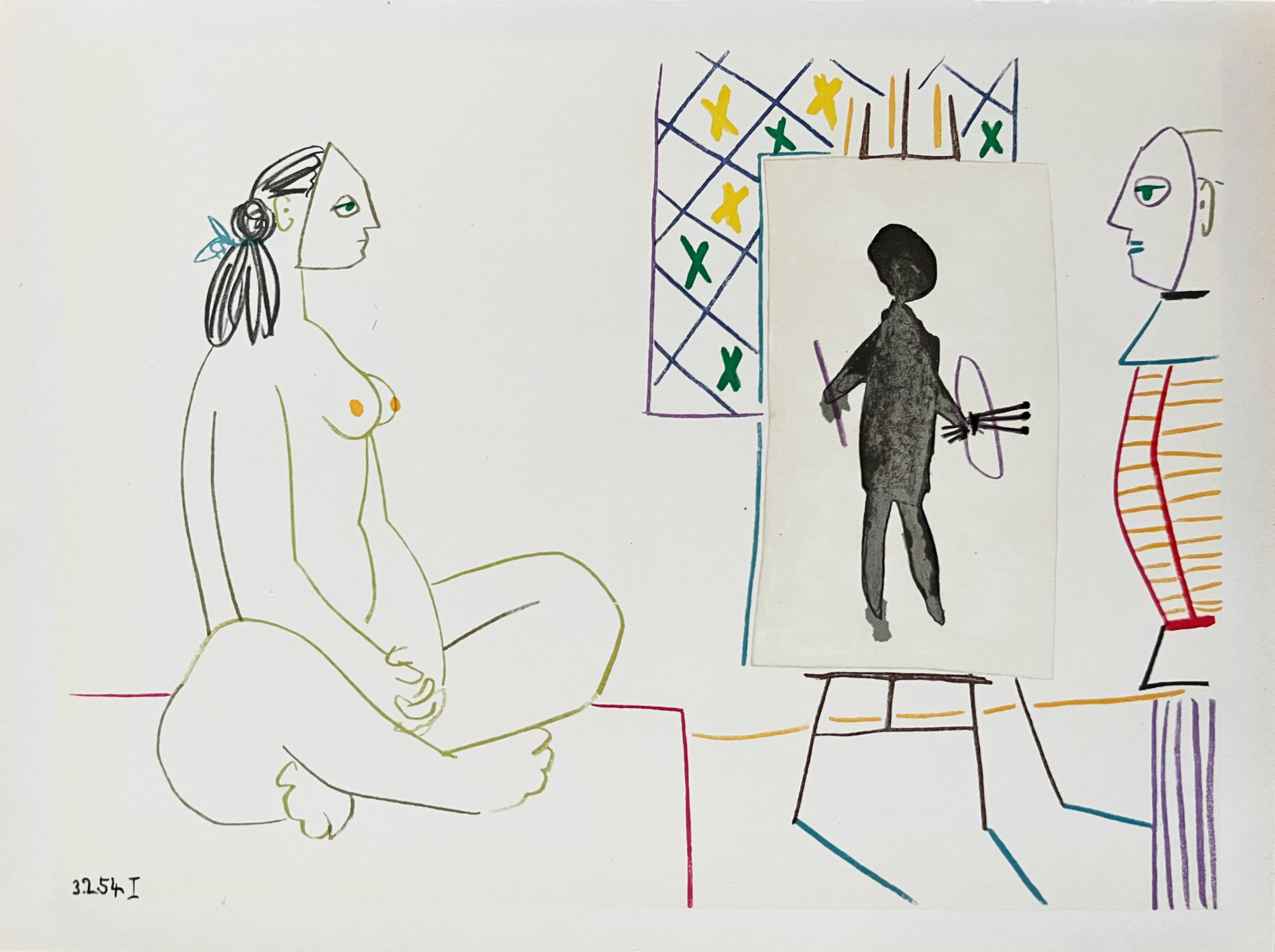 La Comédie Humaine - Print by Pablo Picasso
