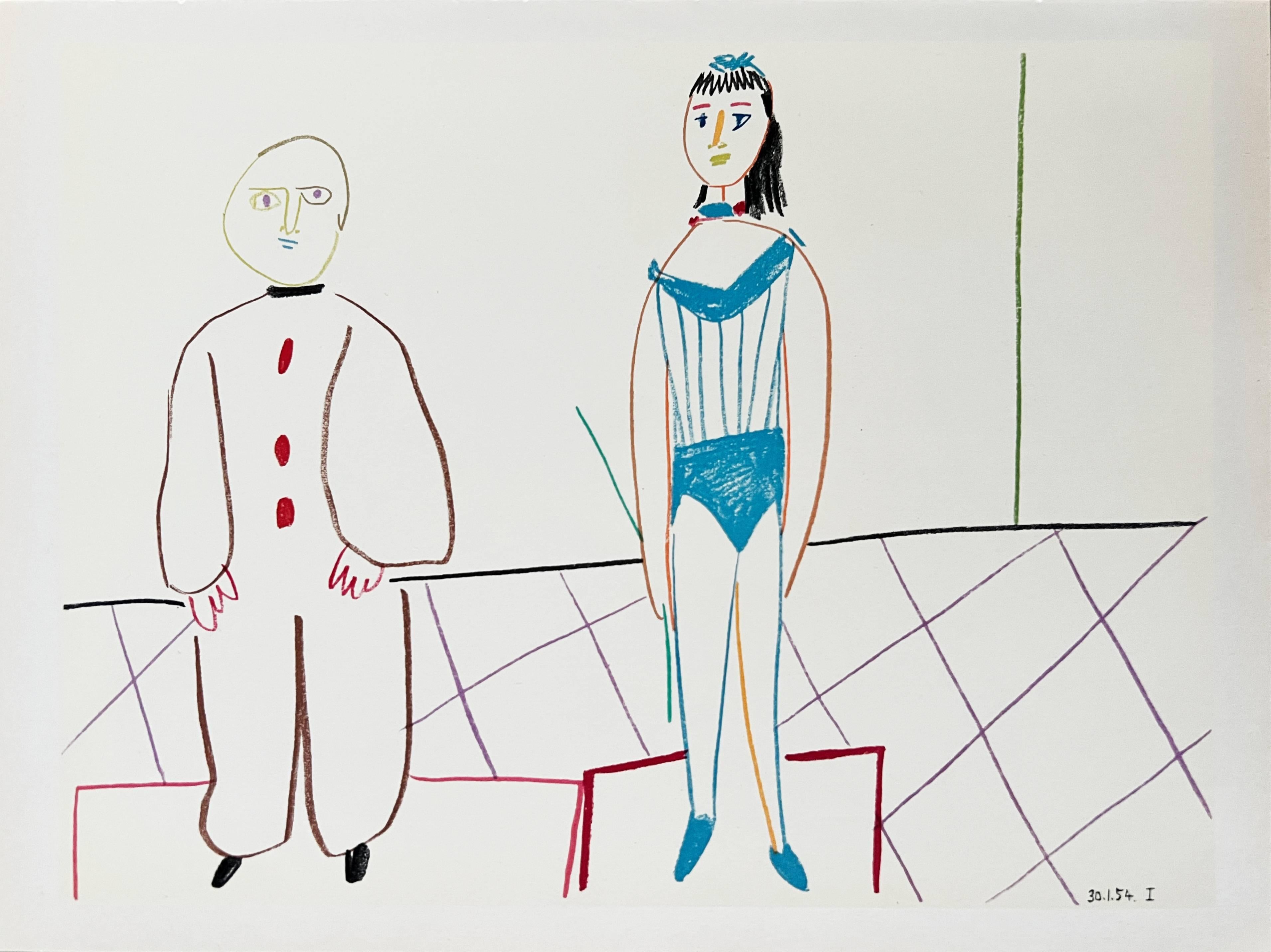 La Comédie Humaine - Print by Pablo Picasso