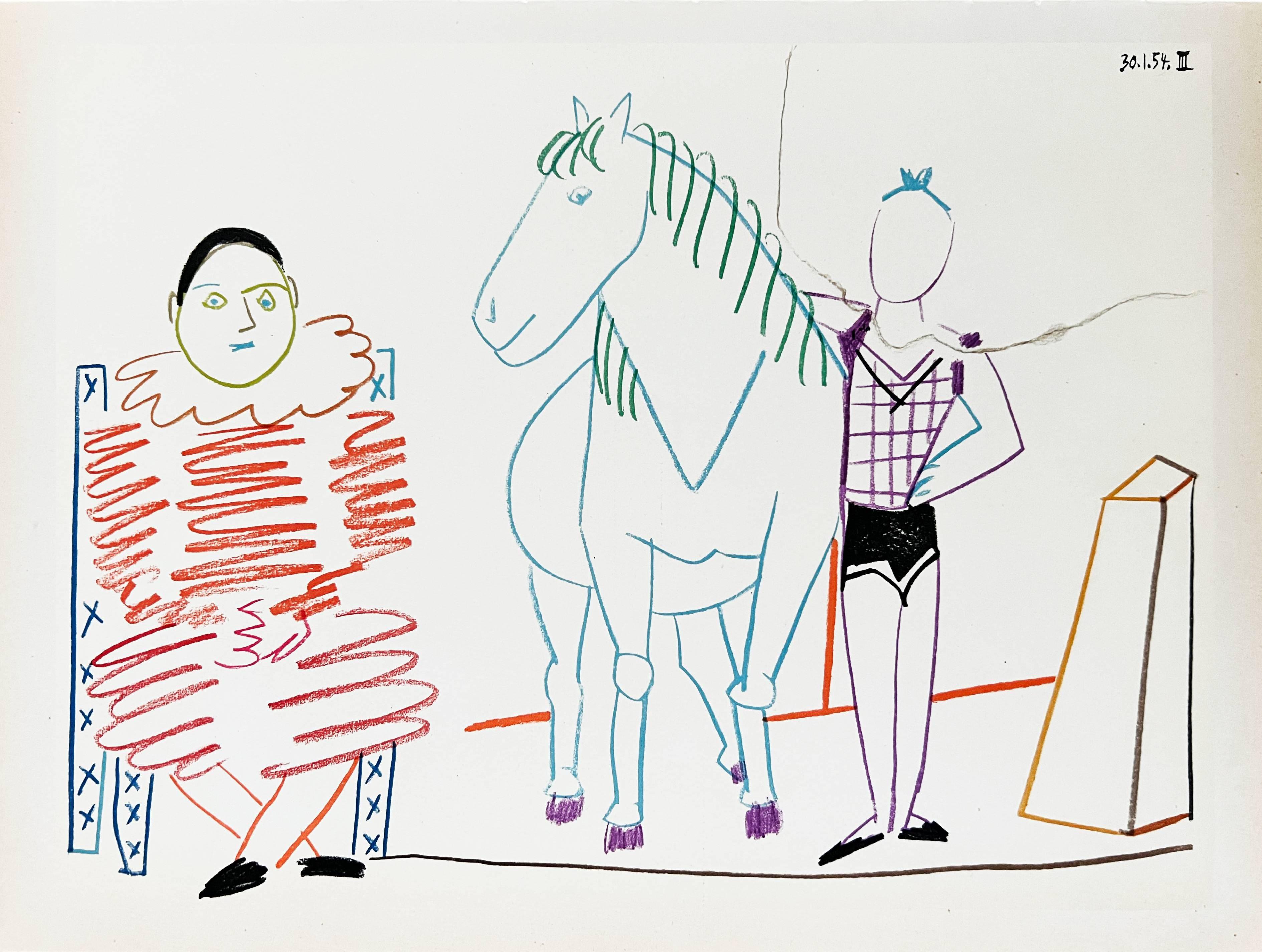 La Comédie Humaine – Print von Pablo Picasso