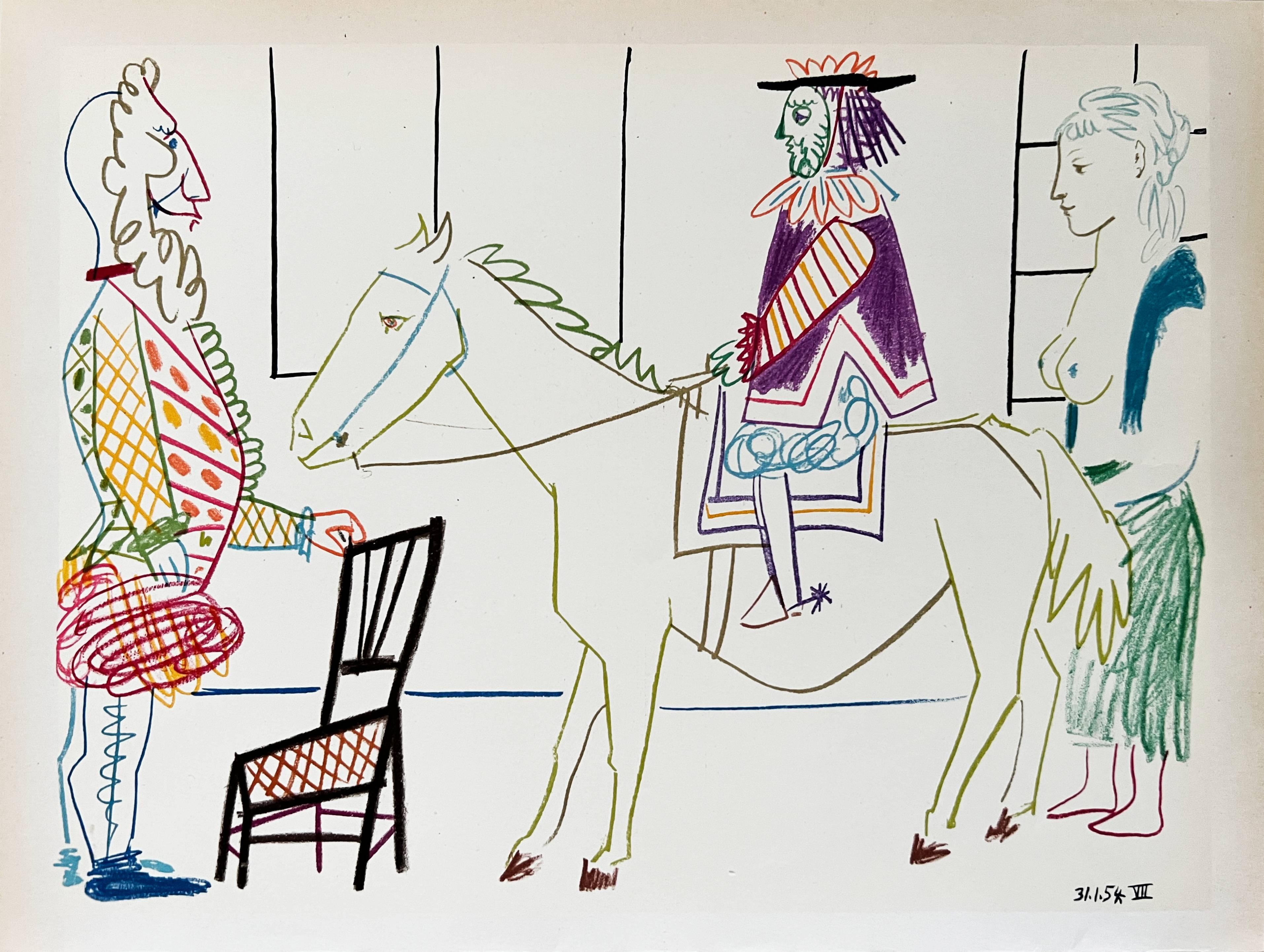 La Comédie Humaine - Print by Pablo Picasso