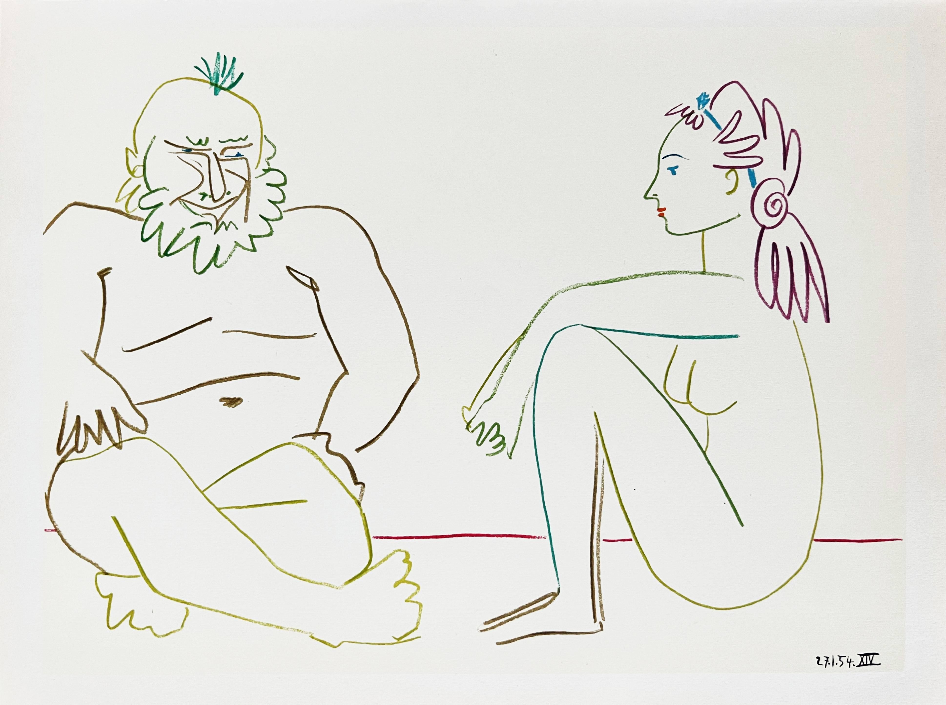 La Comédie Humaine - Print by Pablo Picasso