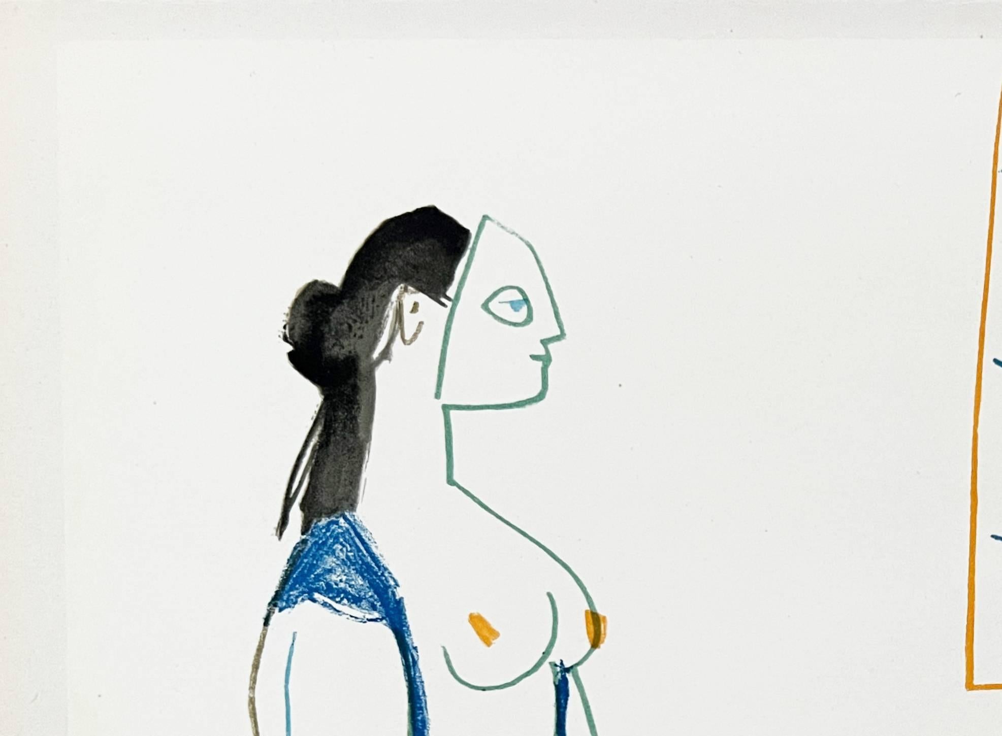 La Comédie Humaine - Modern Print by Pablo Picasso