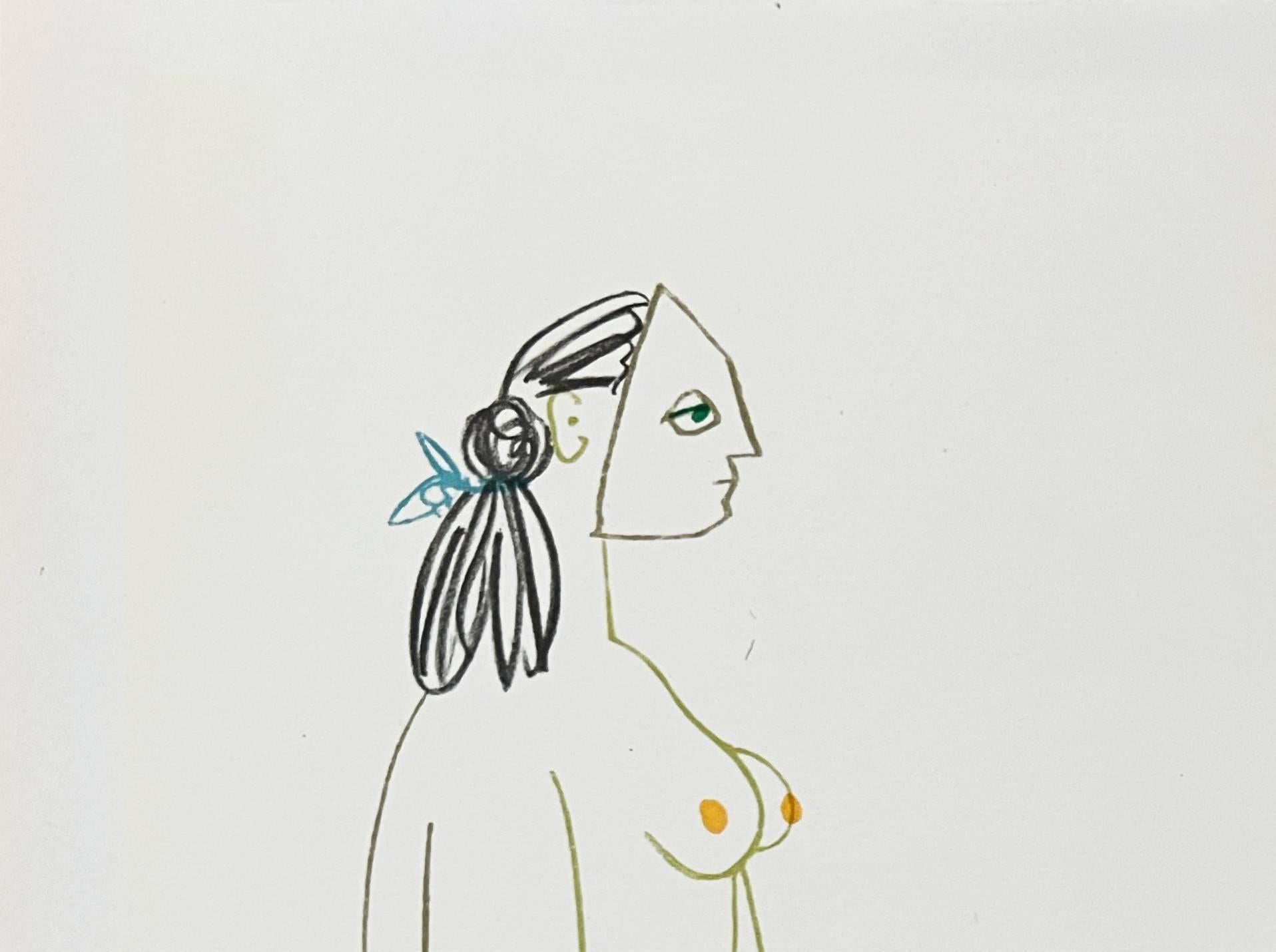 La Comédie Humaine - Modern Print by Pablo Picasso