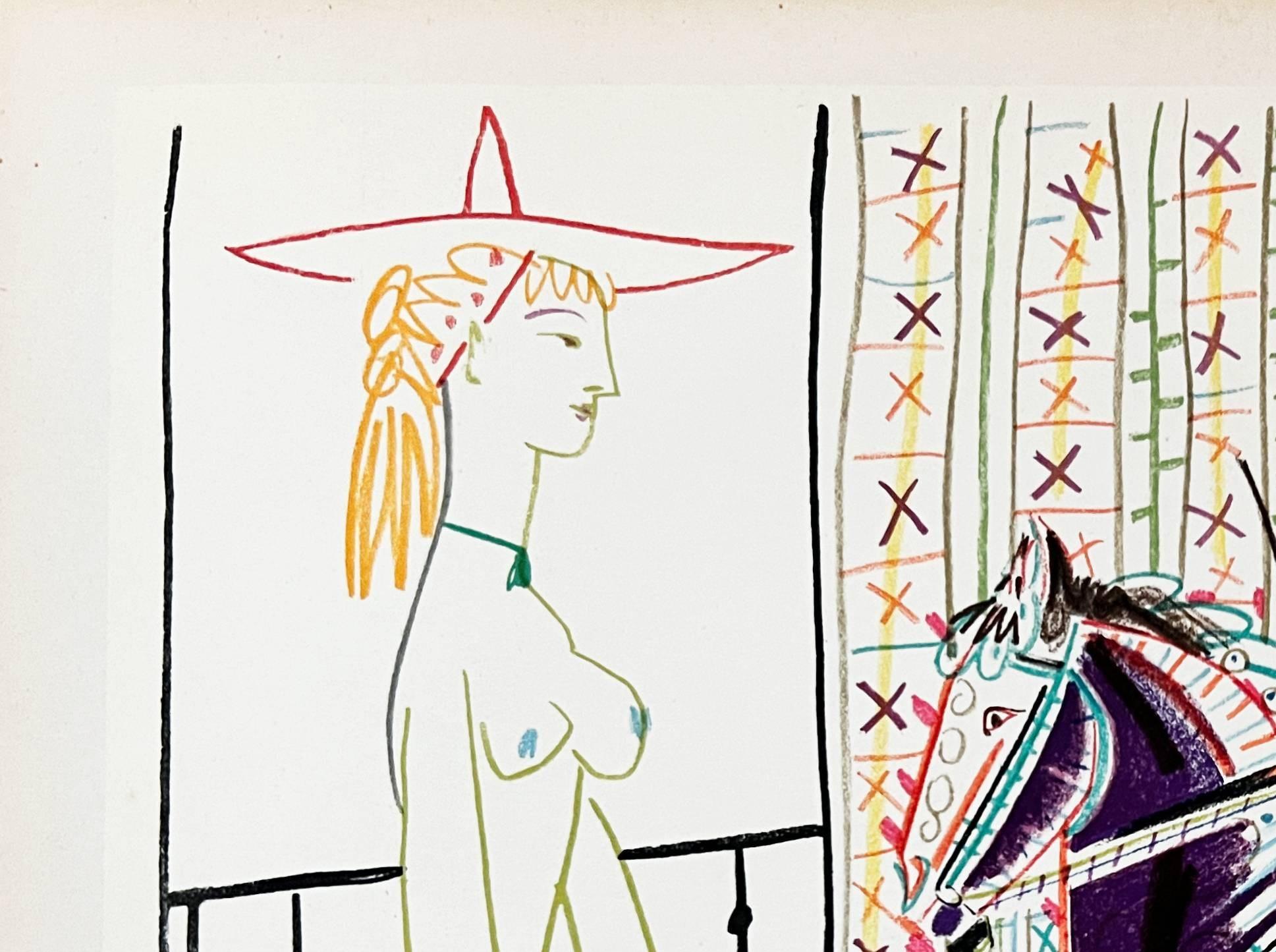 La Comédie Humaine - Modern Print by Pablo Picasso