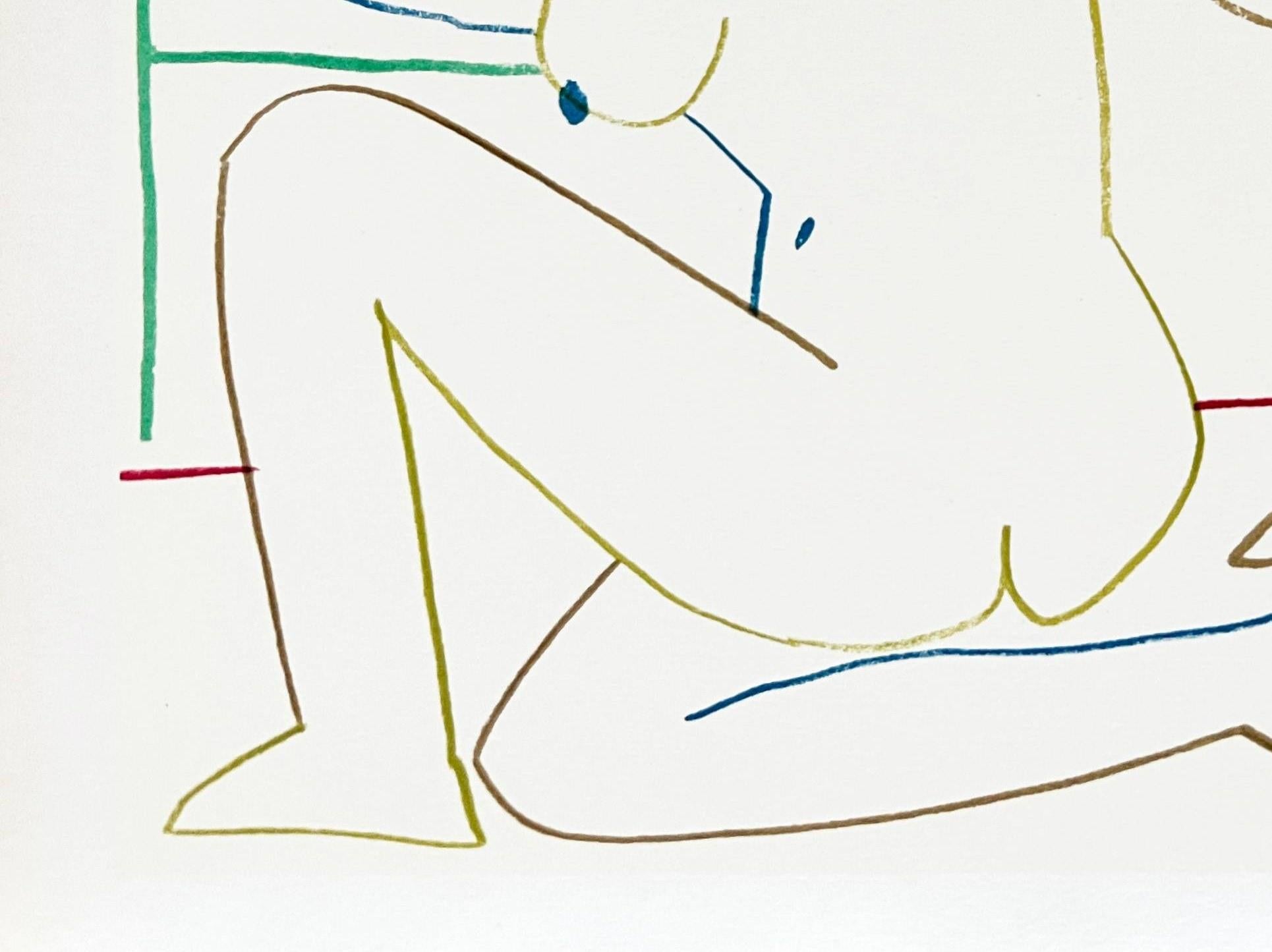 La Comédie Humaine (Grau), Figurative Print, von Pablo Picasso