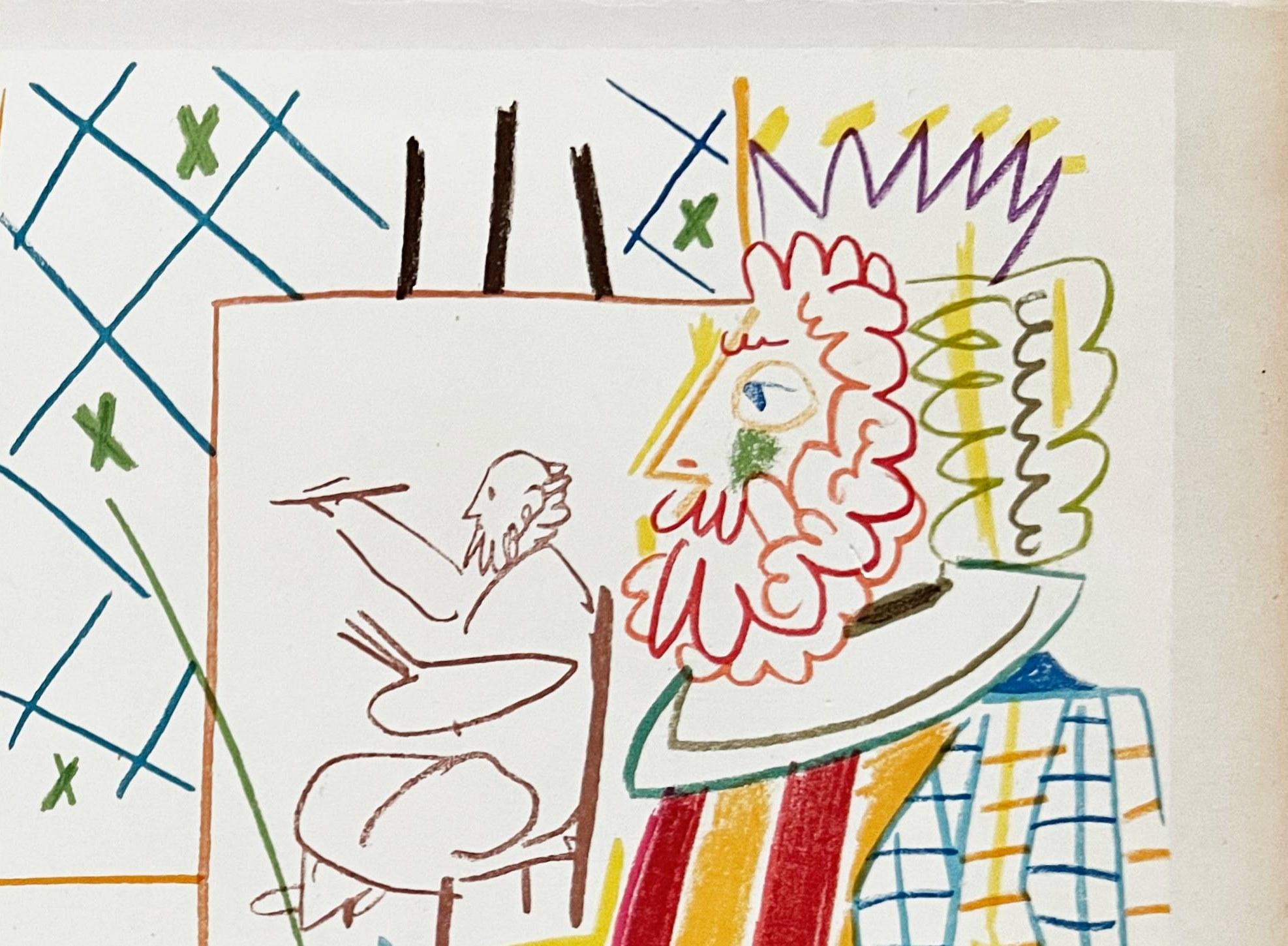 La Comédie Humaine - Black Print by Pablo Picasso