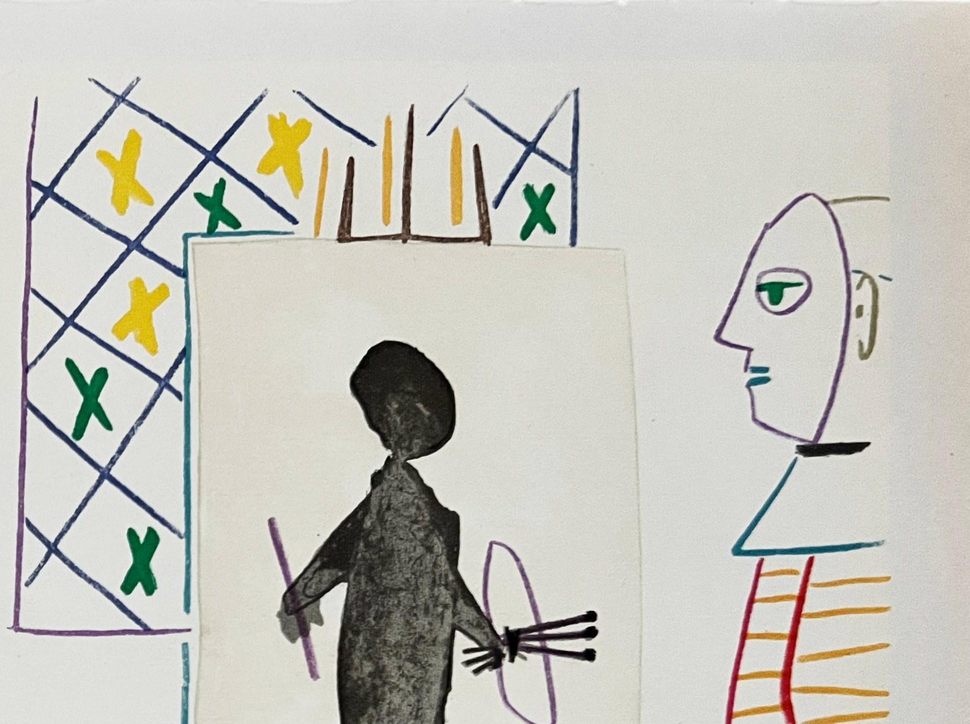 La Comédie Humaine - Black Figurative Print by Pablo Picasso