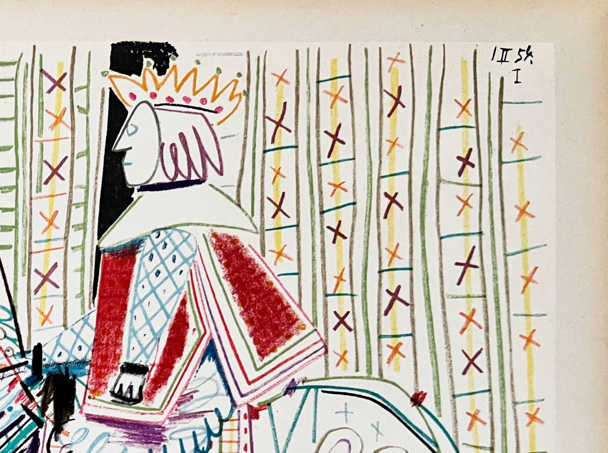 La Comédie Humaine - Black Print by Pablo Picasso