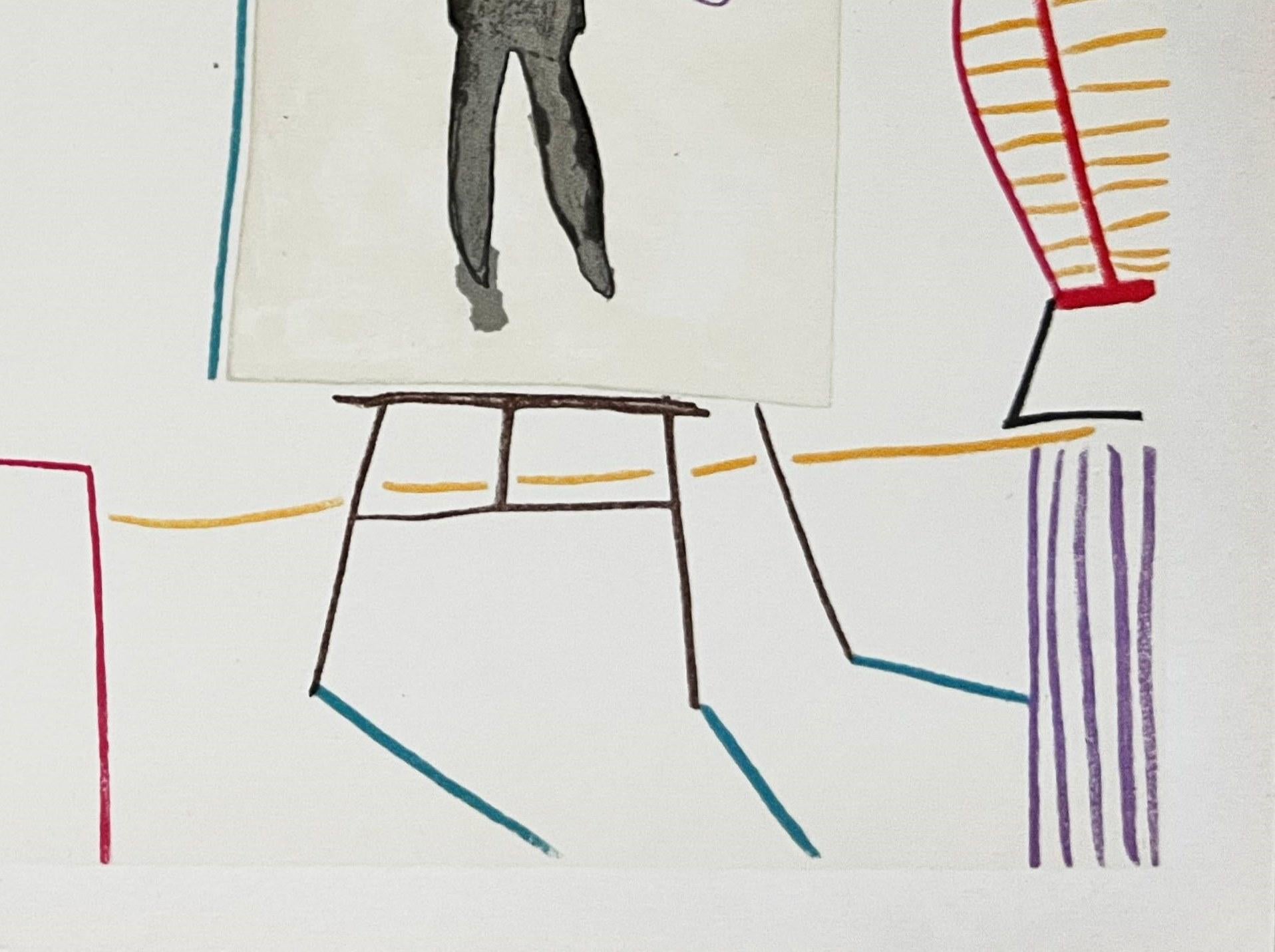 Pablo Picasso (1881-1973) - La Comédie Humaine

Lithographie de 1954.

Dimensions de l'œuvre : 35,5 x 26,5 cm

Éditeur : Tériade, Paris.

L'œuvre est en excellent état.

Envoi rapide et sécurisé.