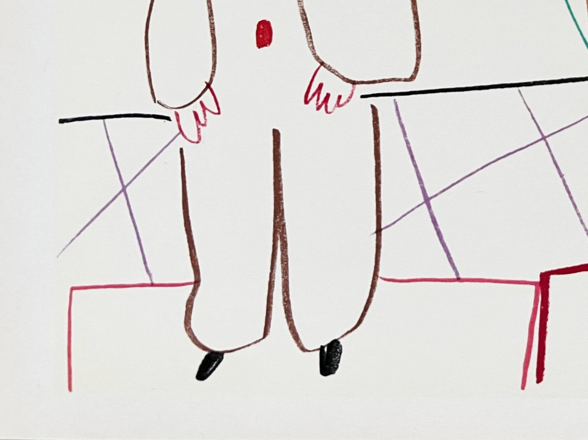 Pablo Picasso (1881-1973) - La Comédie Humaine

Lithograph from 1954.

Dimensions of work: 35.5 x 26.5 cm

Publisher: Tériade, Paris.

The work is in Excellent condition.

Fast and secure shipment.