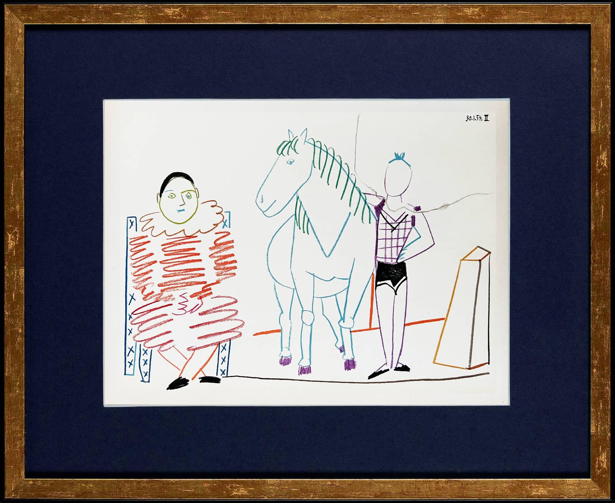 Pablo Picasso Figurative Print – La Comédie Humaine