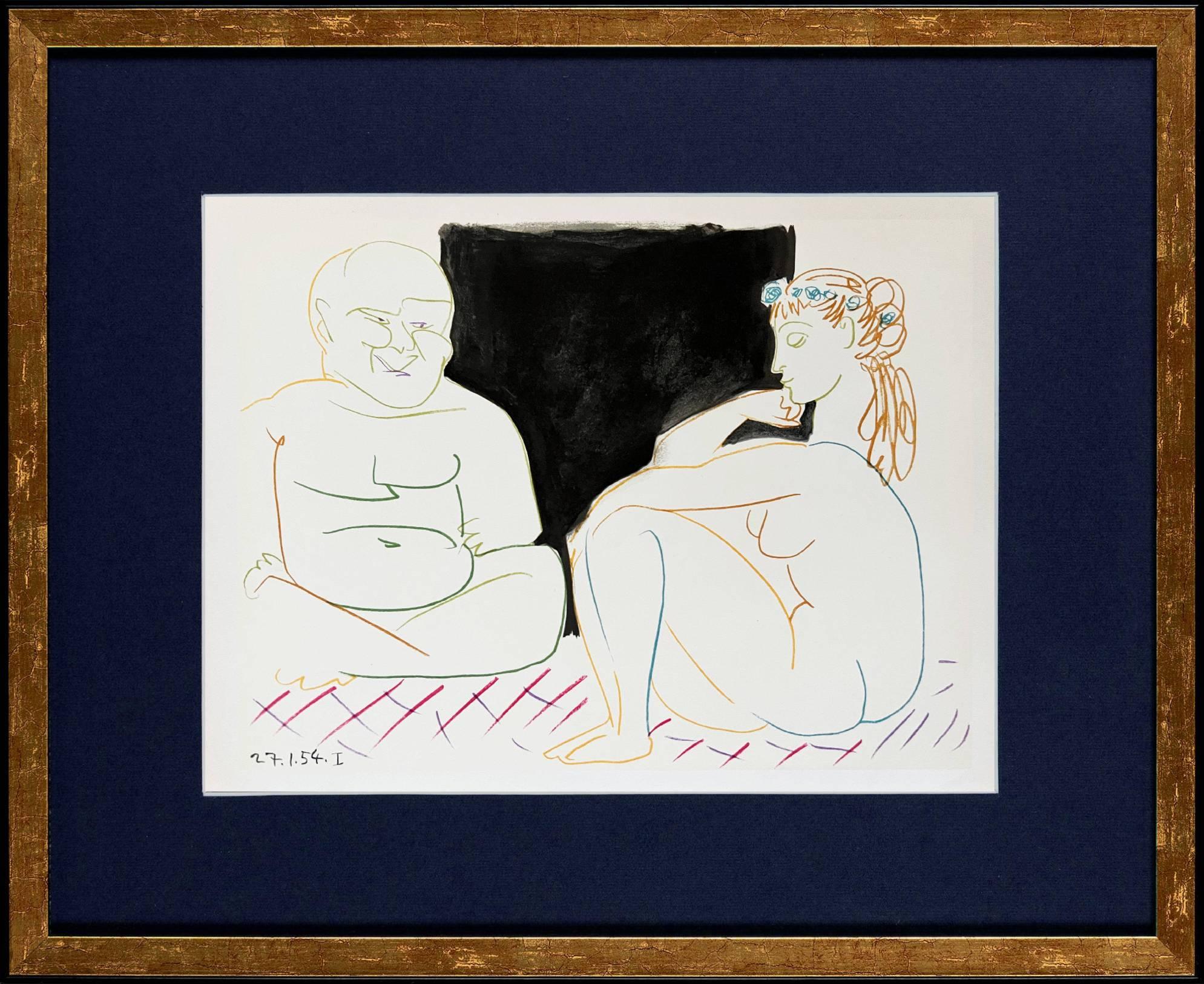 Pablo Picasso Figurative Print - La Comédie Humaine