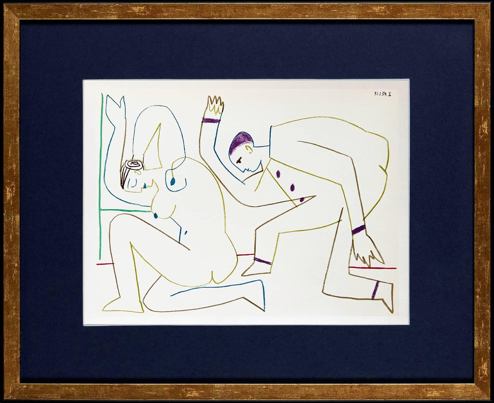 Pablo Picasso Figurative Print - La Comédie Humaine
