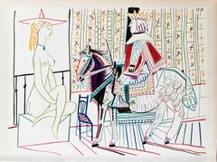 La Comédie Humaine Lithograph by Picasso, 1954, Excellent Condition