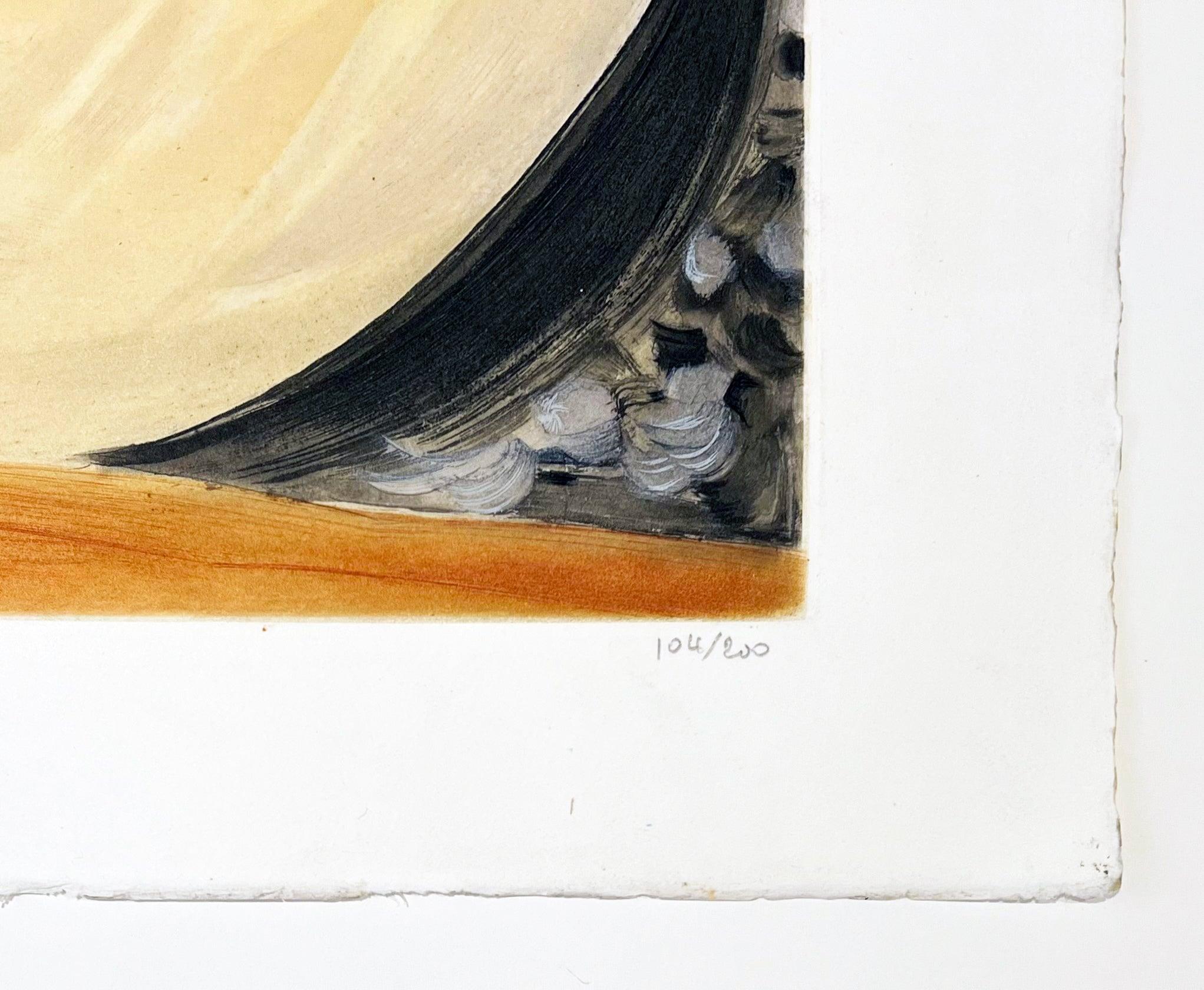Artist: Pablo Picasso (after)
Title: La Corrida (The Bullfight)
Medium: Aquatint in colors on Arches wove paper
Date: 1956
Edition: 104/200
Printer by Atelier Crommelynck Paris
Published by Atelier Lacourière, Paris
Frame Size: 33 3/4