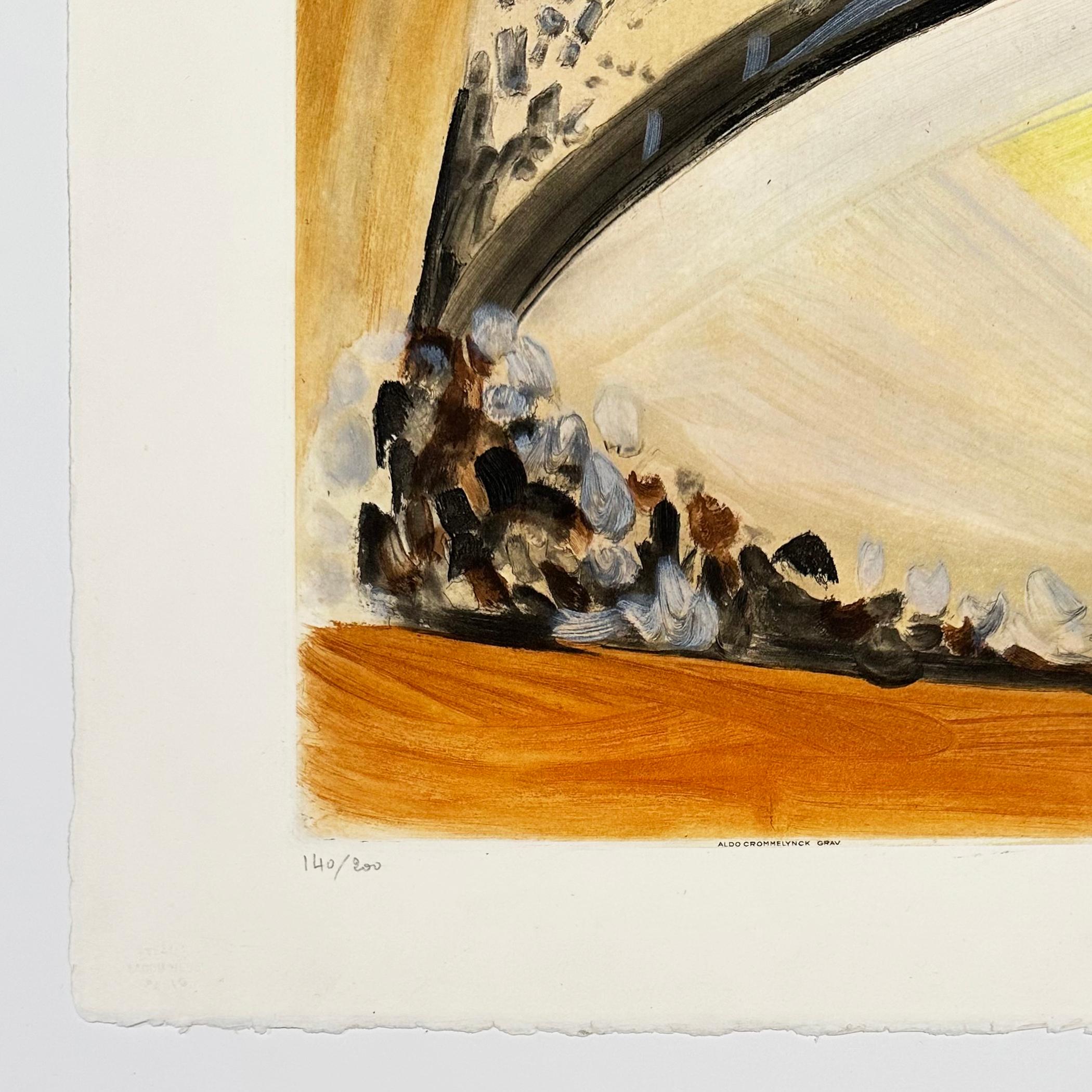 La Corrida (The Bullfight) - Beige Animal Print by Pablo Picasso